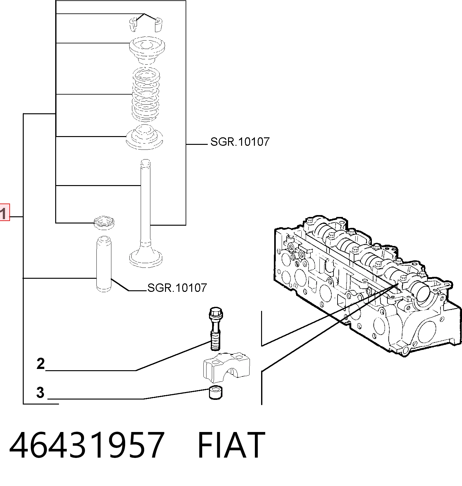 Fiat Marea Silindir kapağı