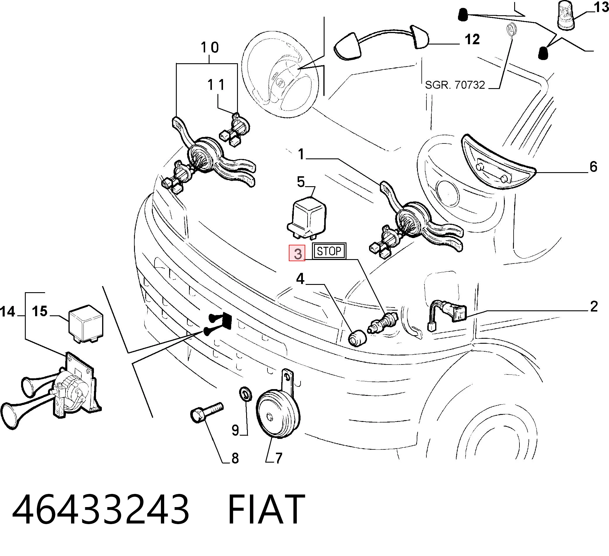 Fiat Palio Fren Pedal Müşürü Türkiye fiyatı