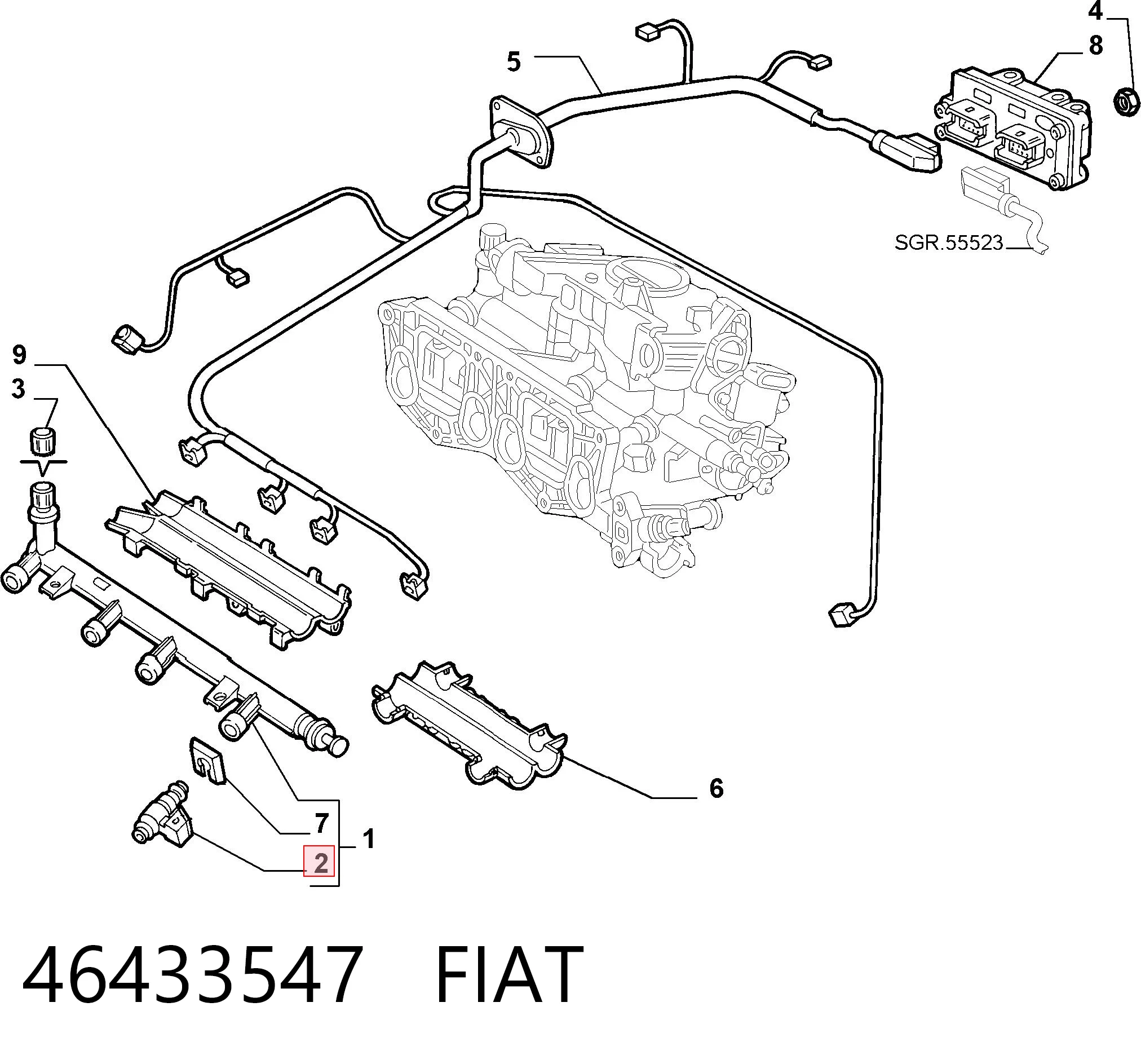Fiat Palio  (1996 - 2026) Yakıt enjektörü çıkma