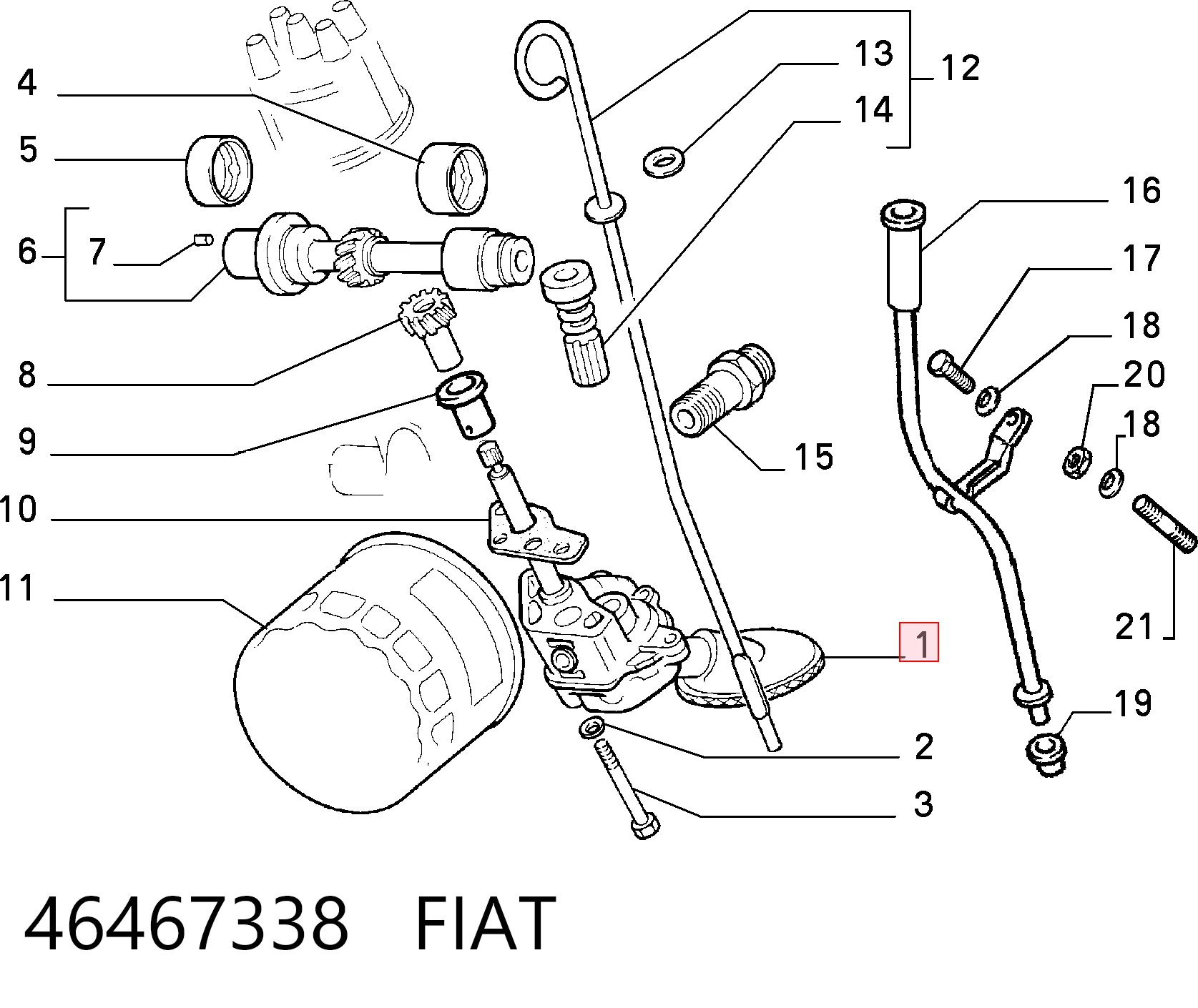Fiat Tipo  Yağ pompası Türkiye fiyatı