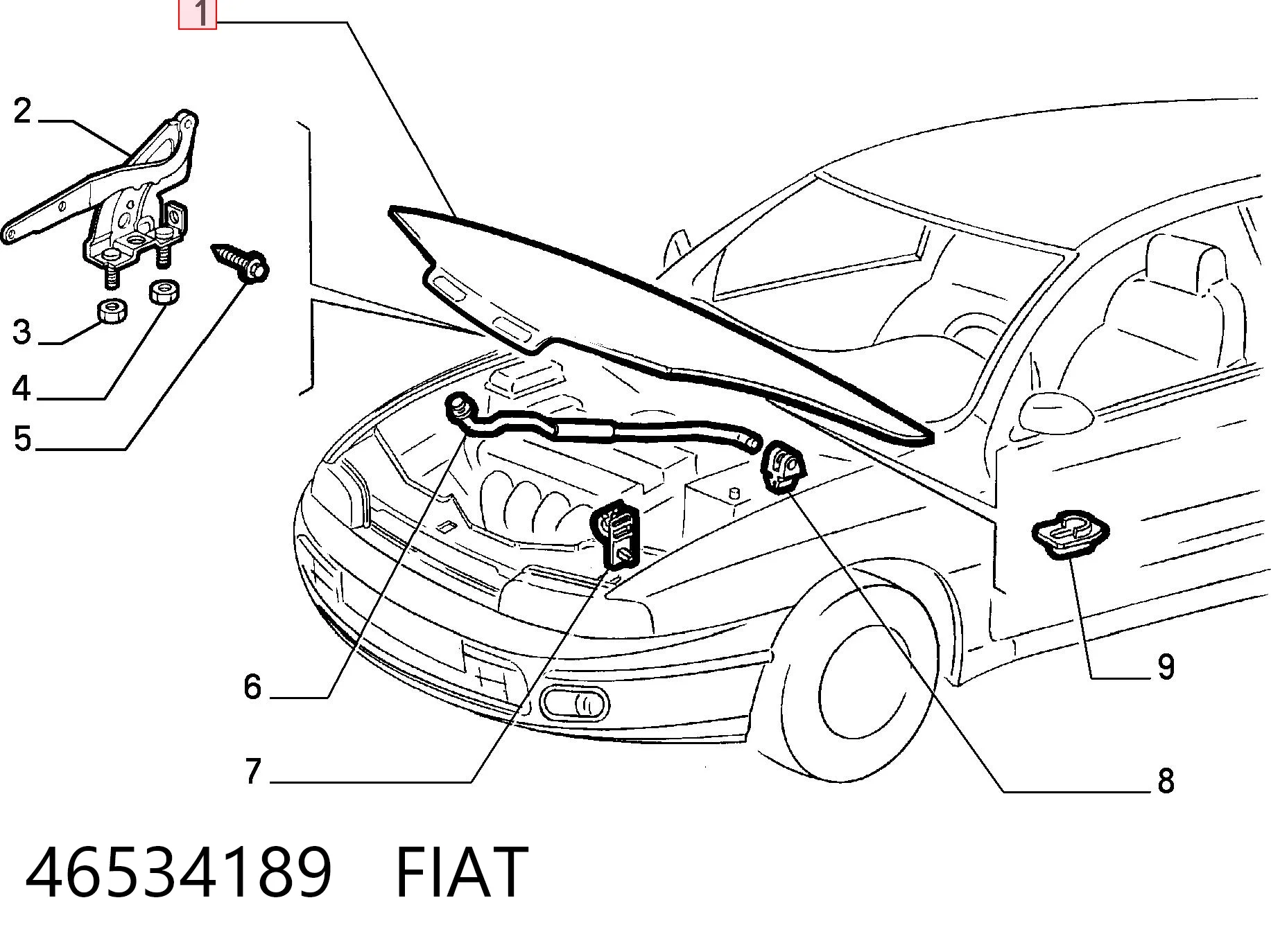 Fiat Marea  (1996 - 2007) Kaput satın al