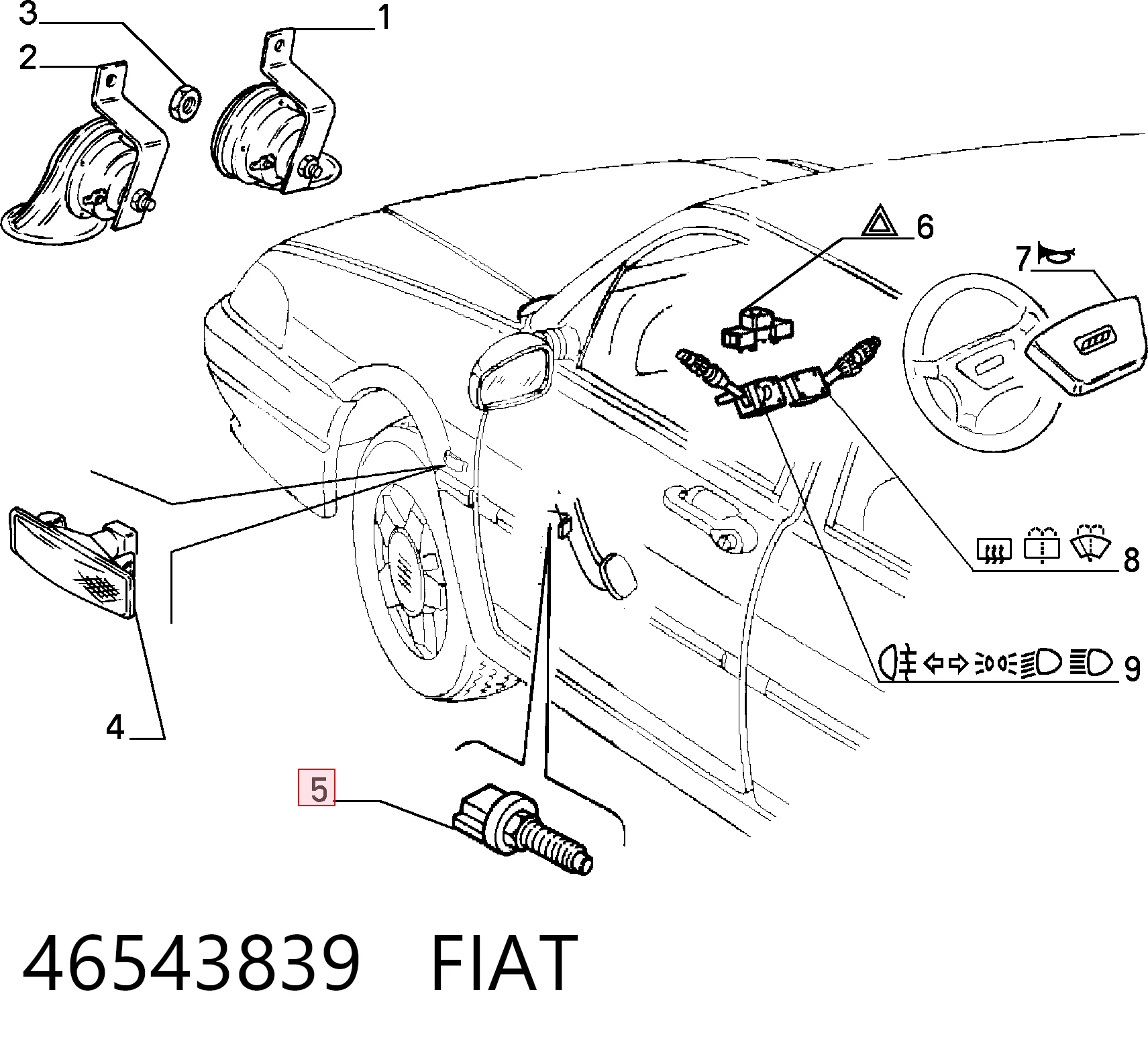 Fiat Tempra  Fren müşürü sıfır
