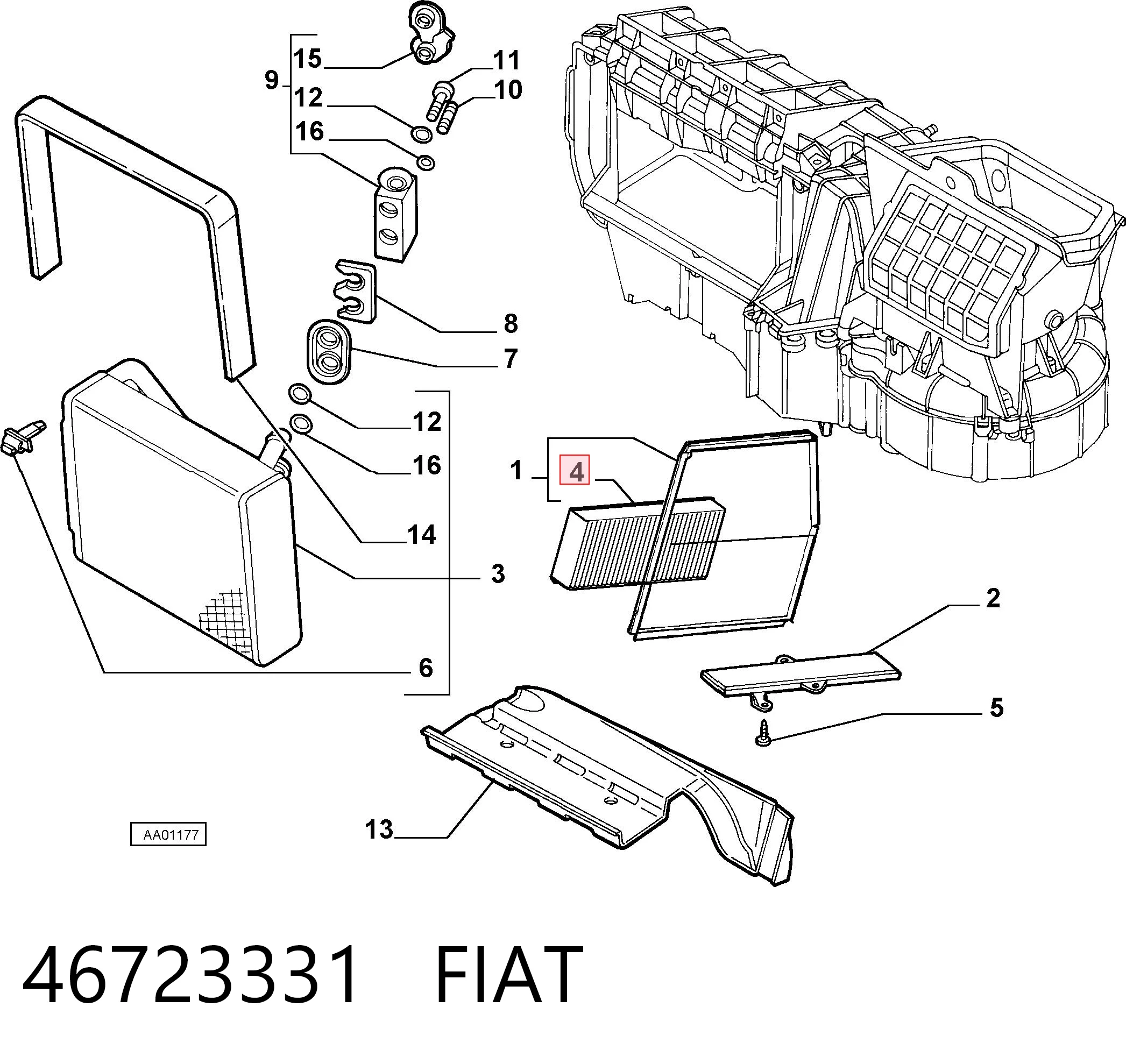 46723331 Fiat/Alfa/Lancia