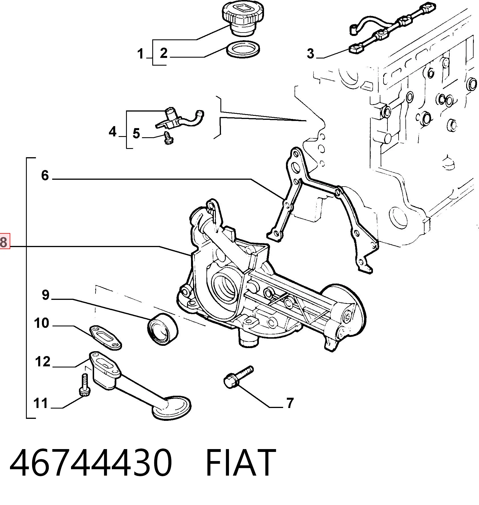 Fiat Marea  Yağ pompası