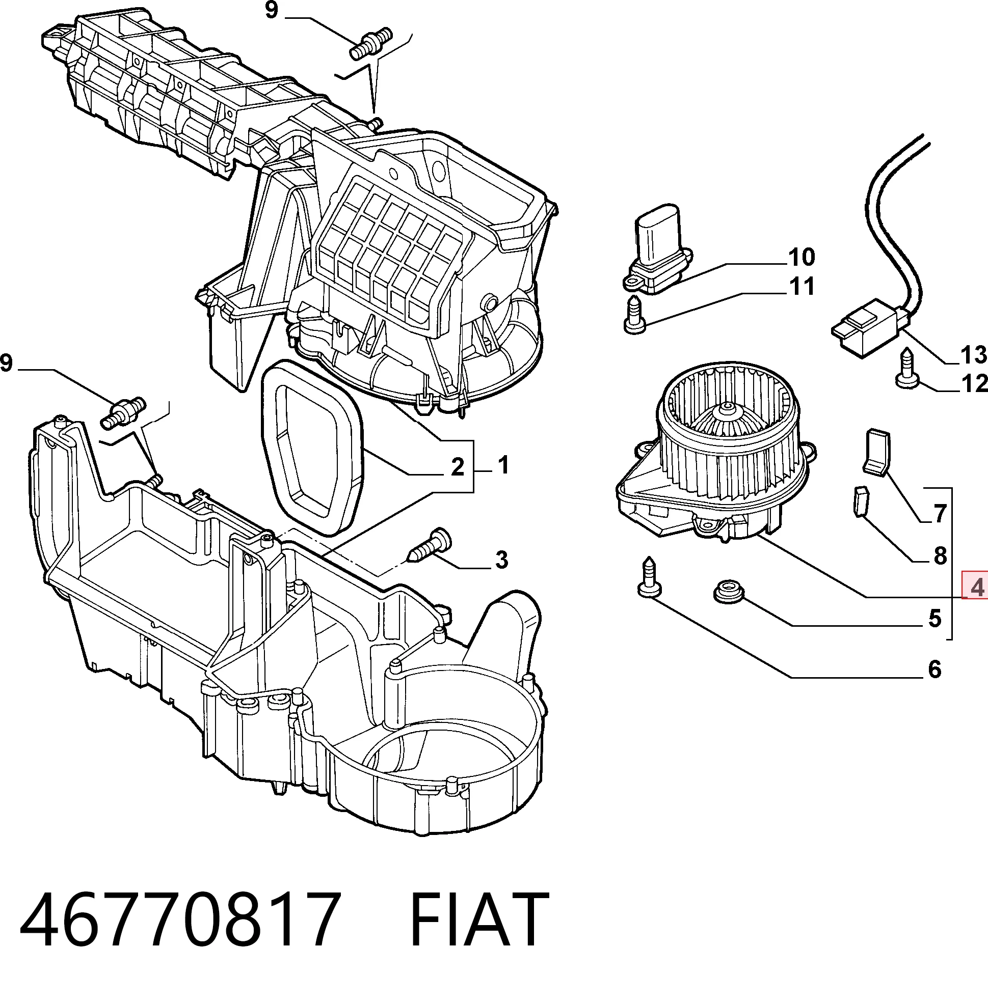 Fiat Doblo I Kalorifer fan motoru Türkiye fiyatı