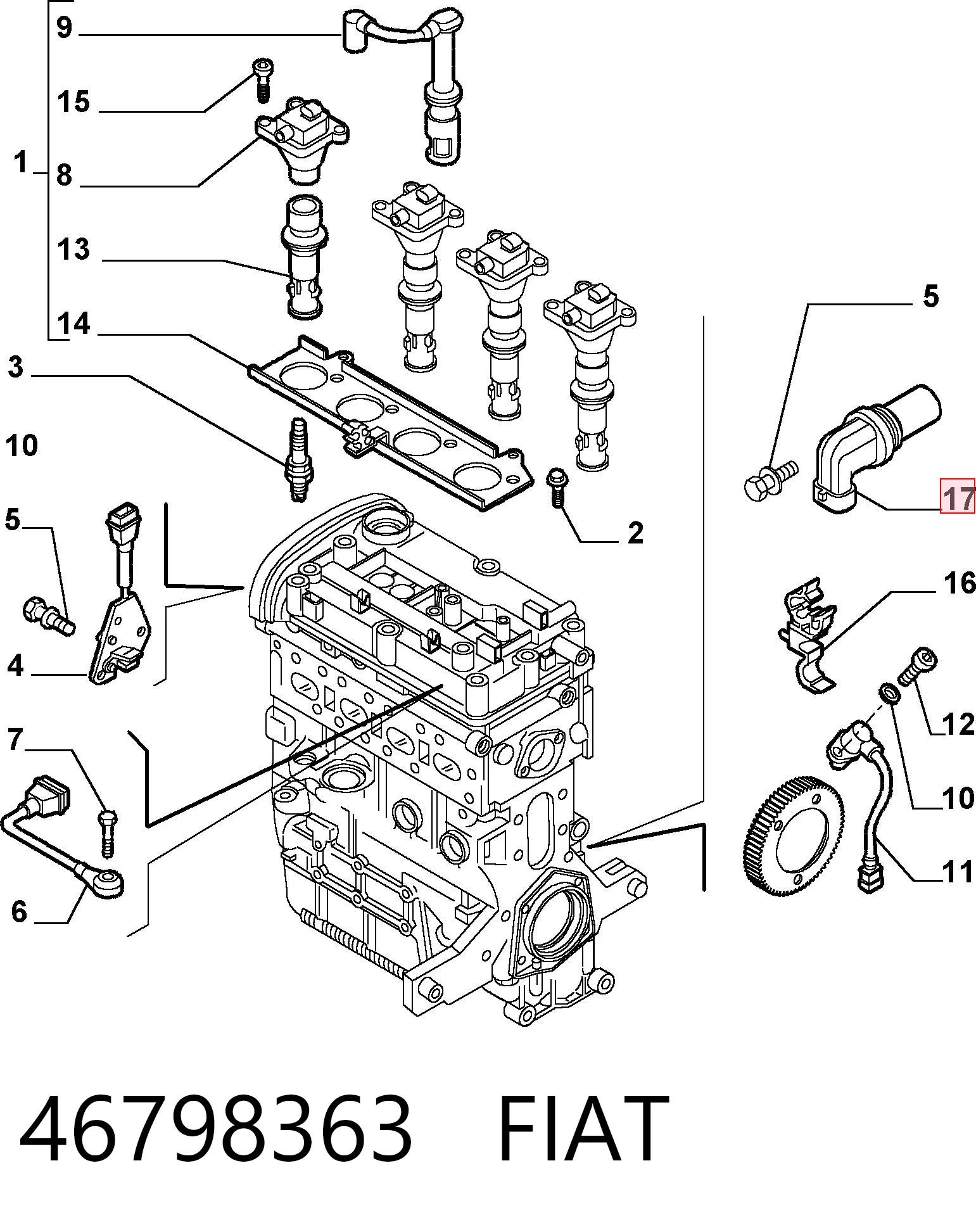 46798363 Fiat/Alfa/Lancia