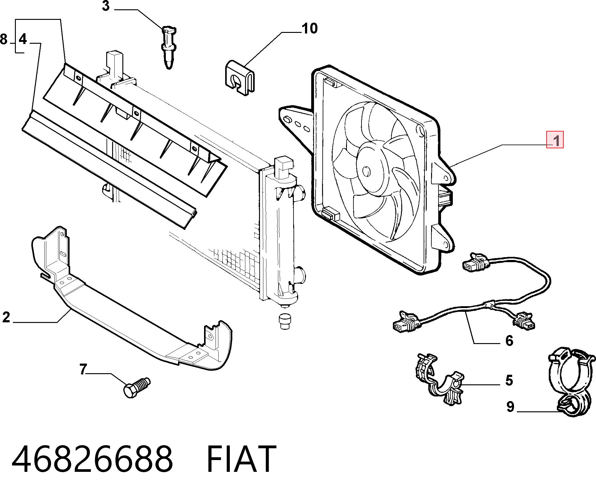 46826688 Fiat/Alfa/Lancia