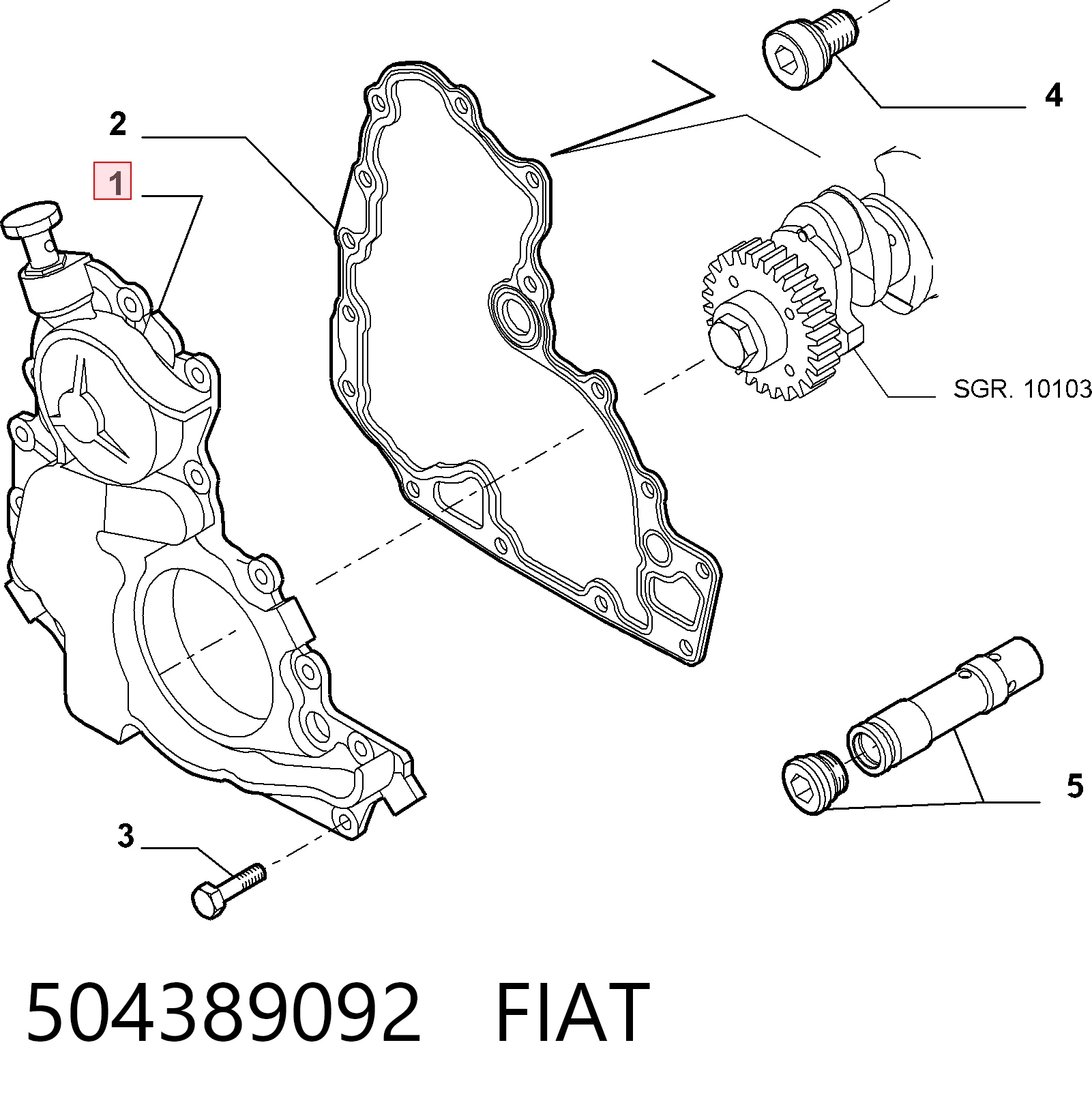 Fiat Ducato III Yağ pompası