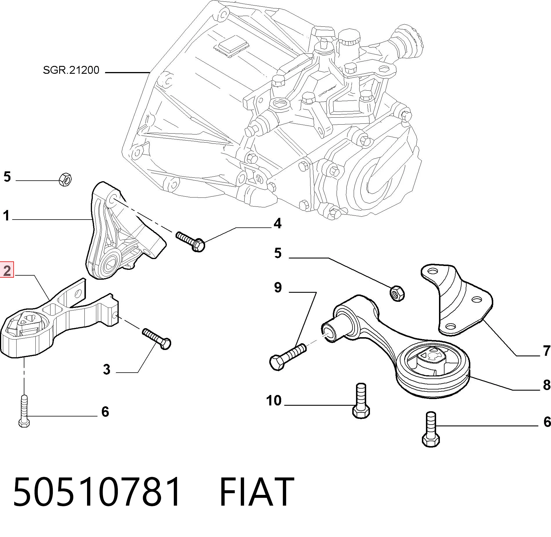 Opel Corsa  Arka motor kulağı