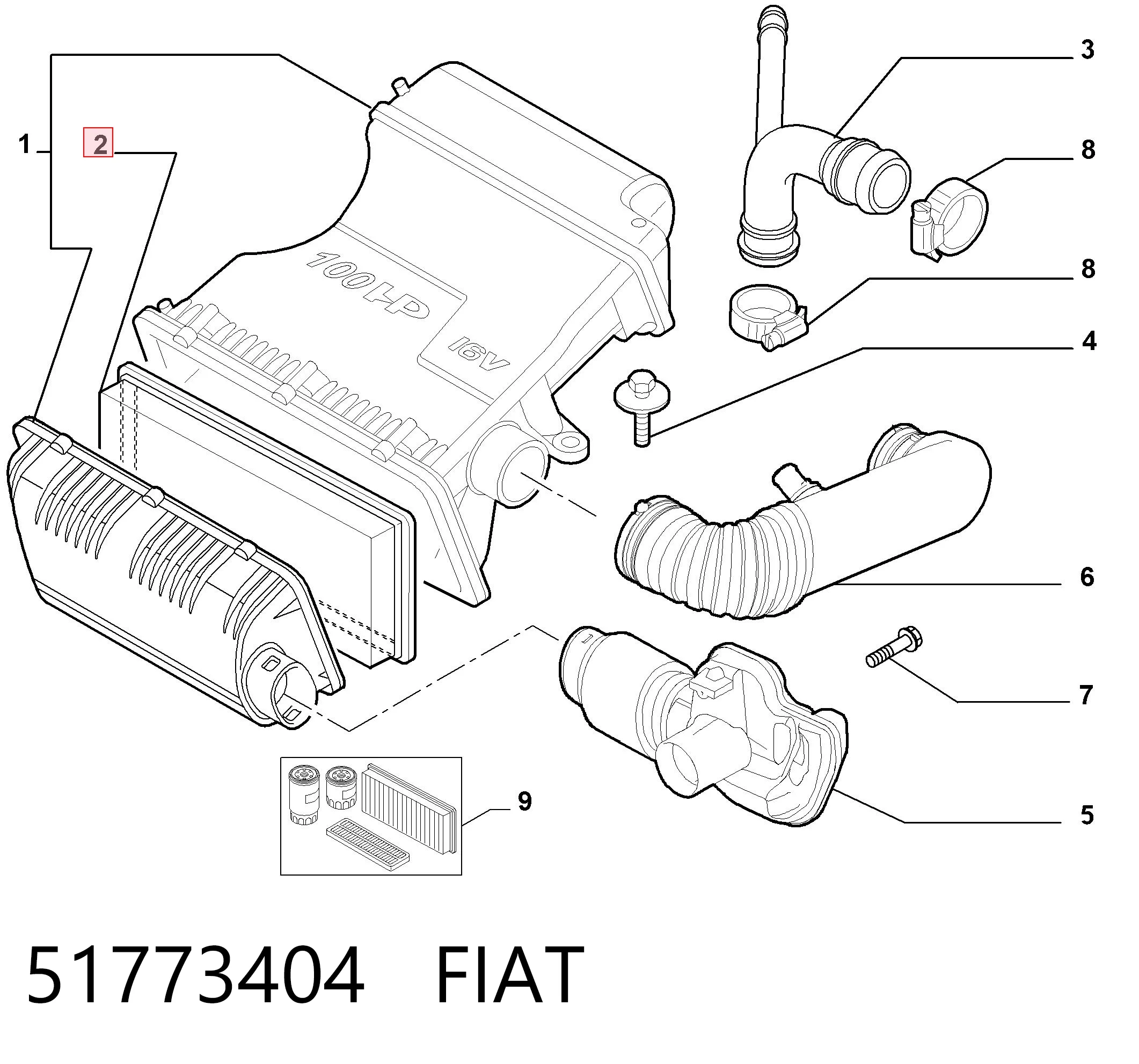 51773404 Fiat/Alfa/Lancia