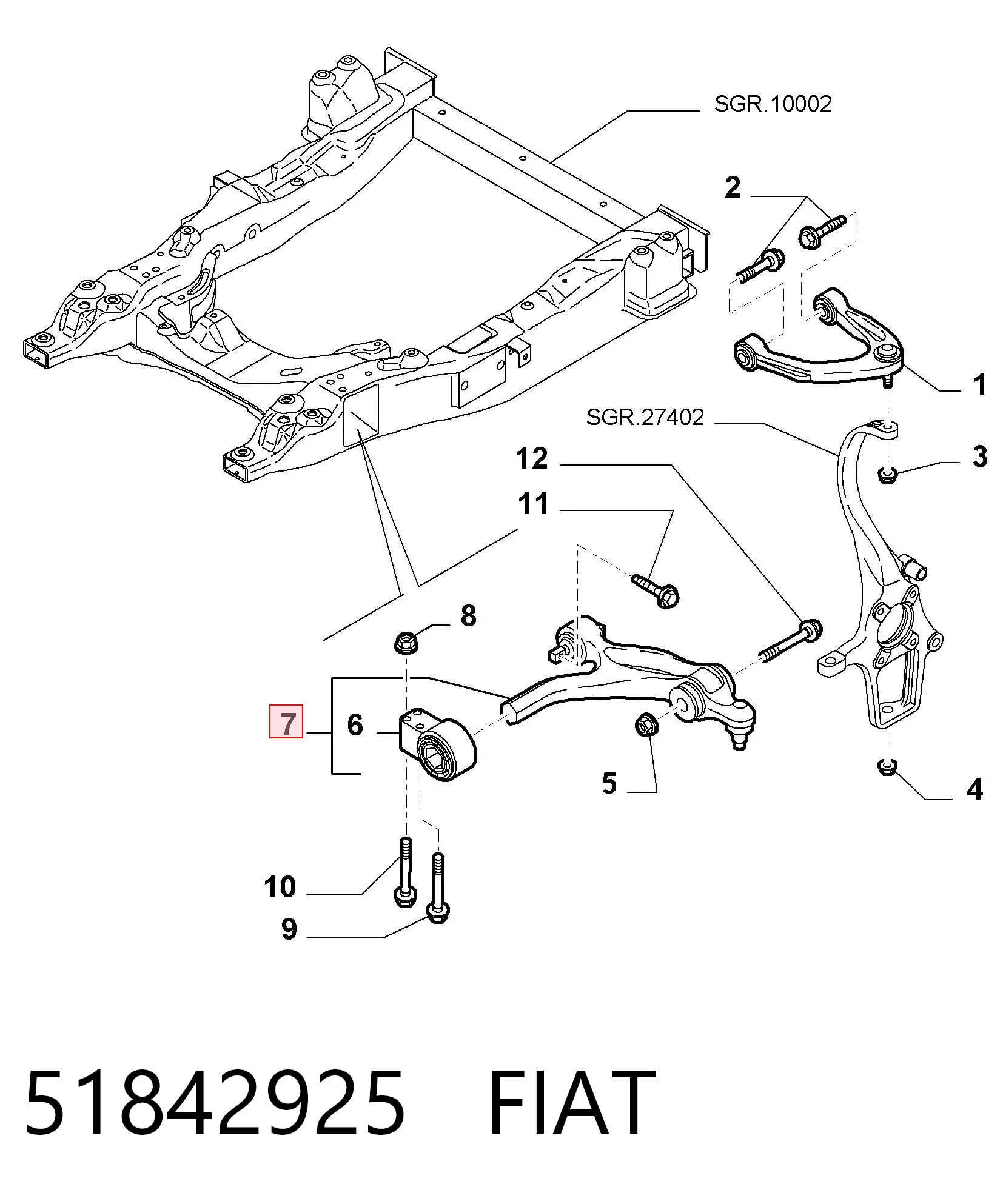 51842925 Fiat/Alfa/Lancia