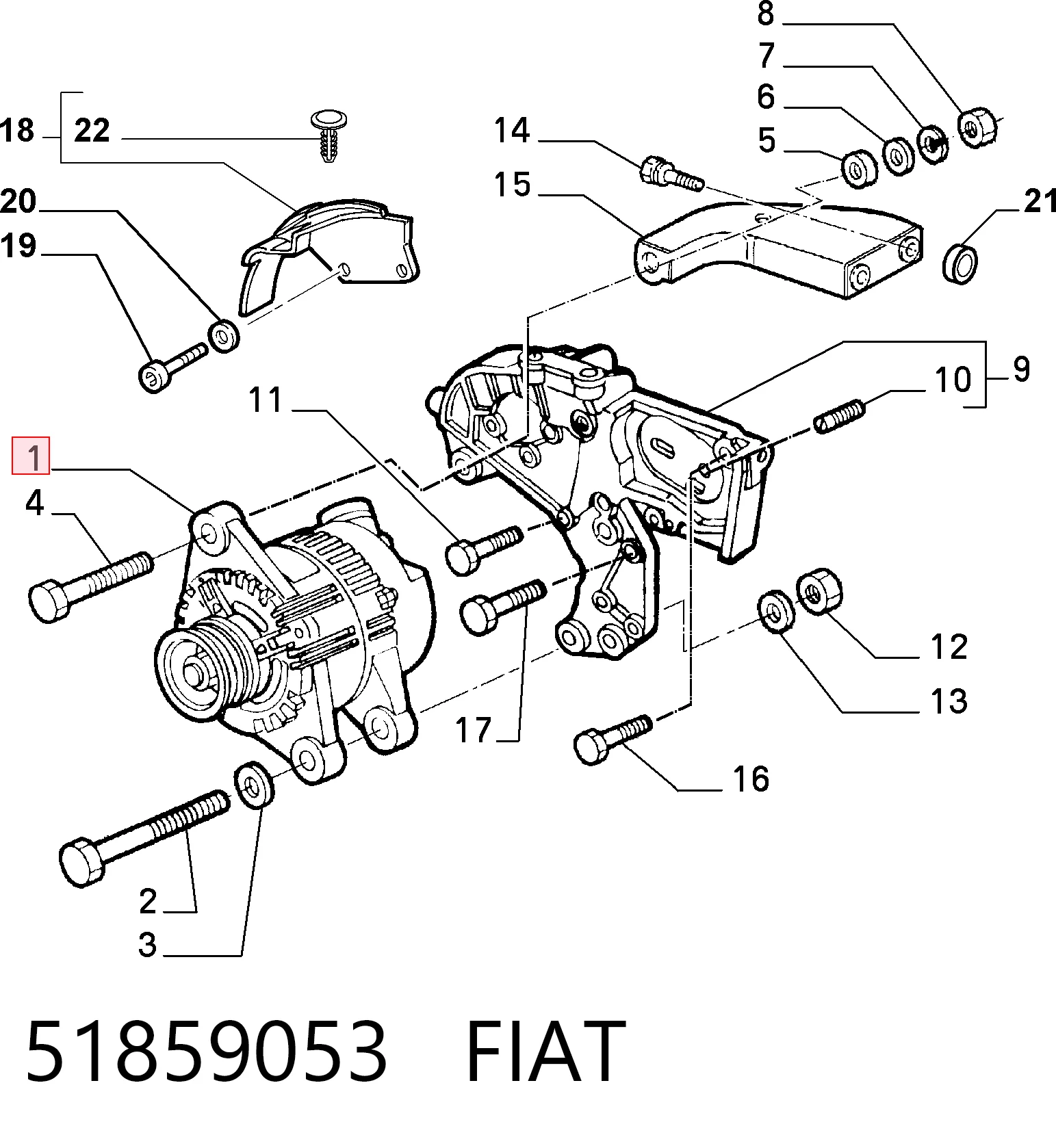 Fiat Marea  Alternatör