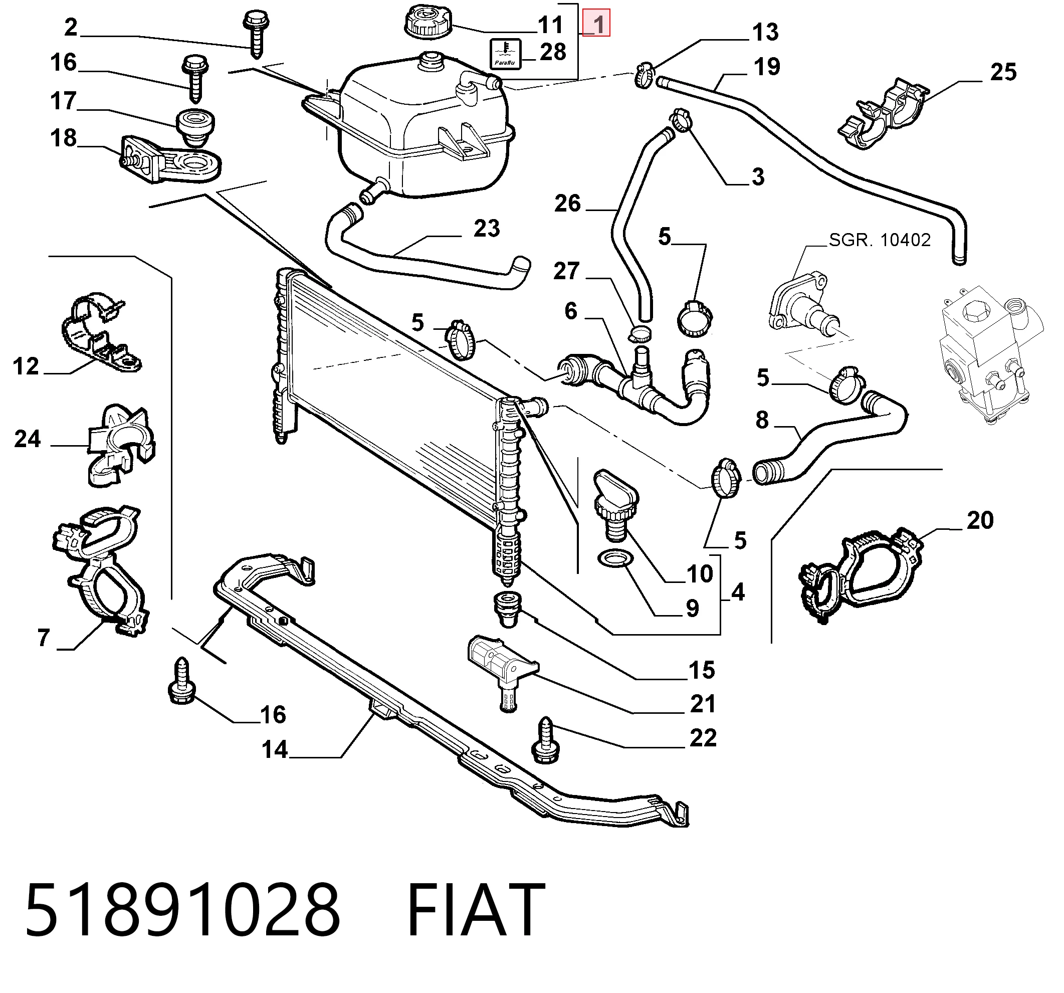 51891028 Fiat/Alfa/Lancia