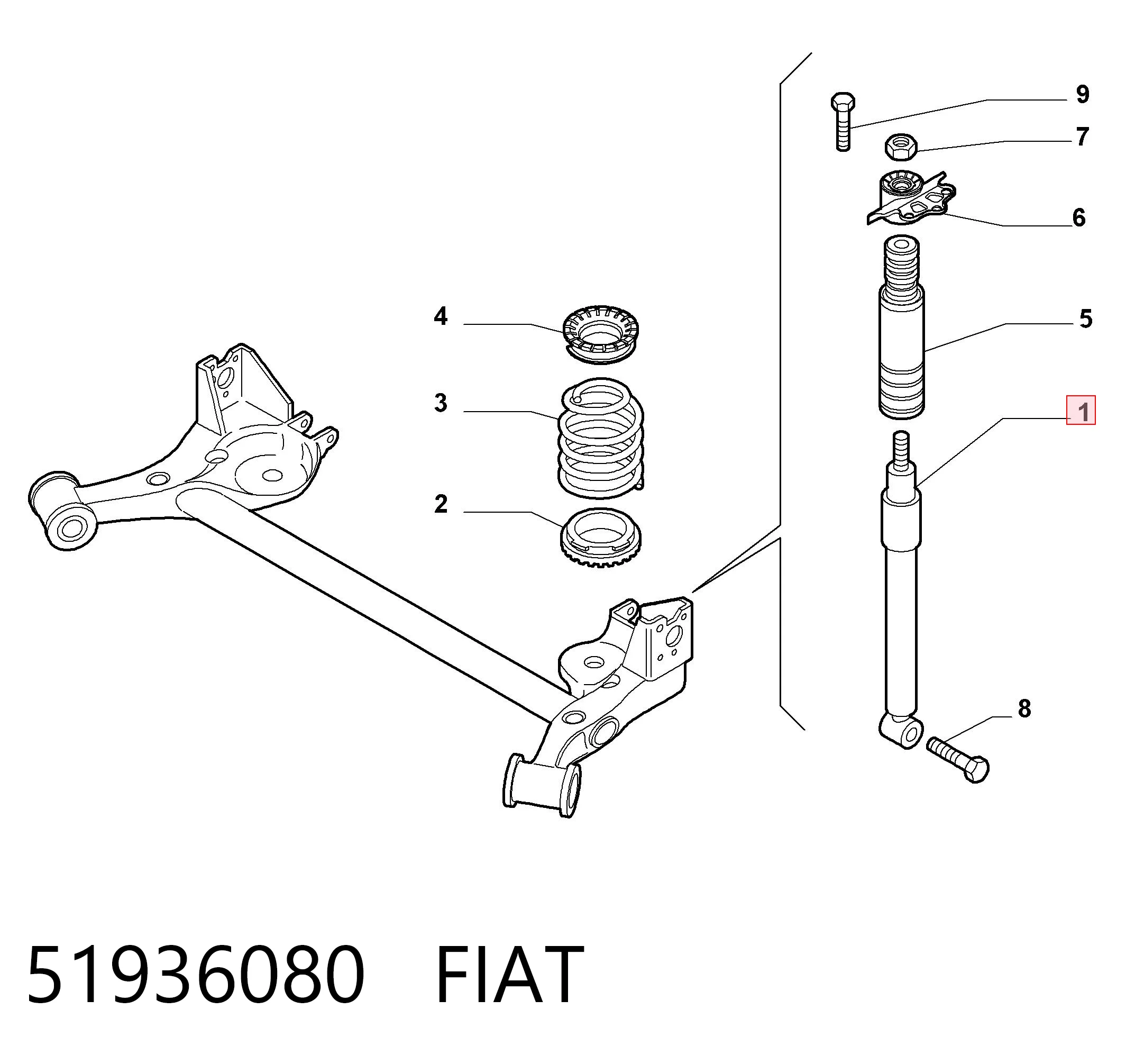 51936080 Fiat/Alfa/Lancia