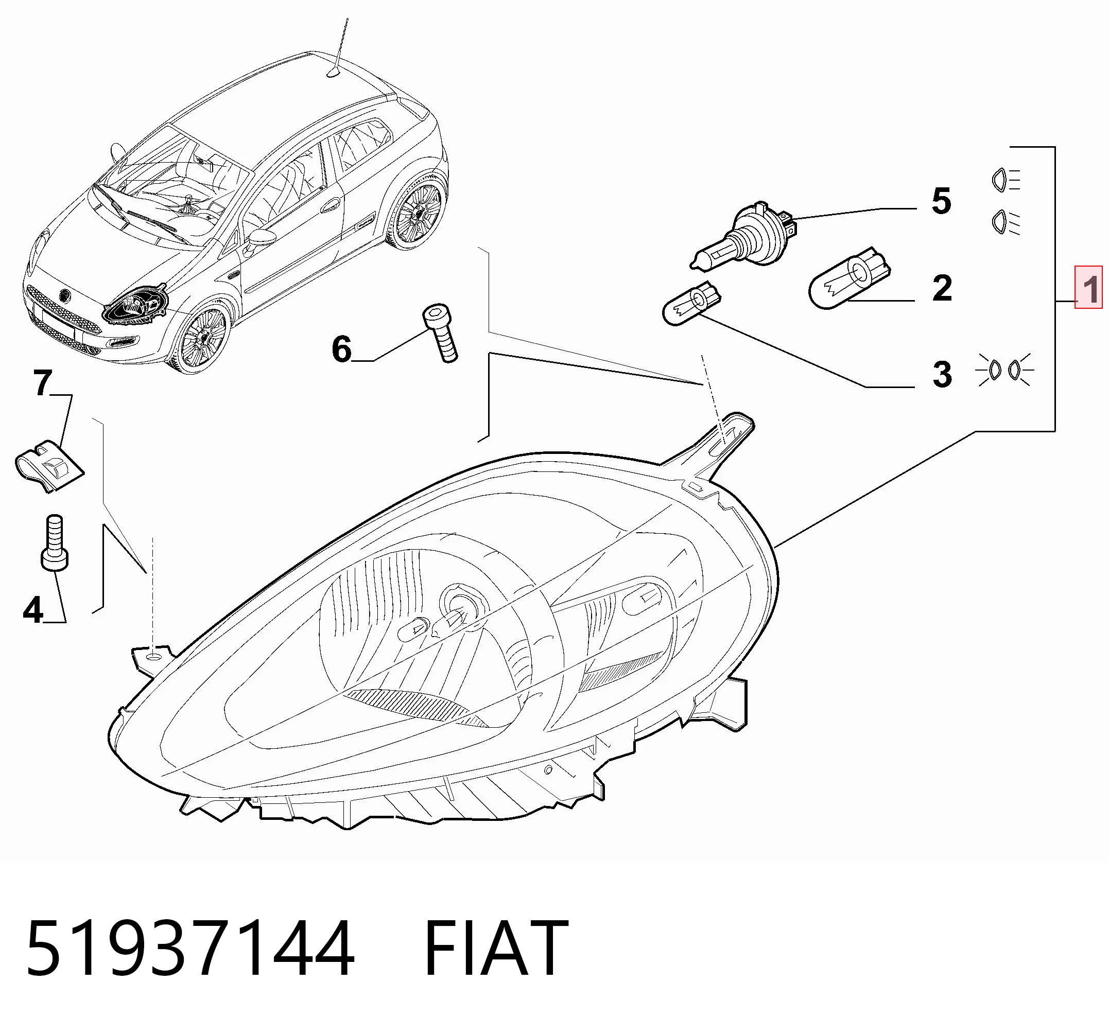 51937144 Fiat/Alfa/Lancia
