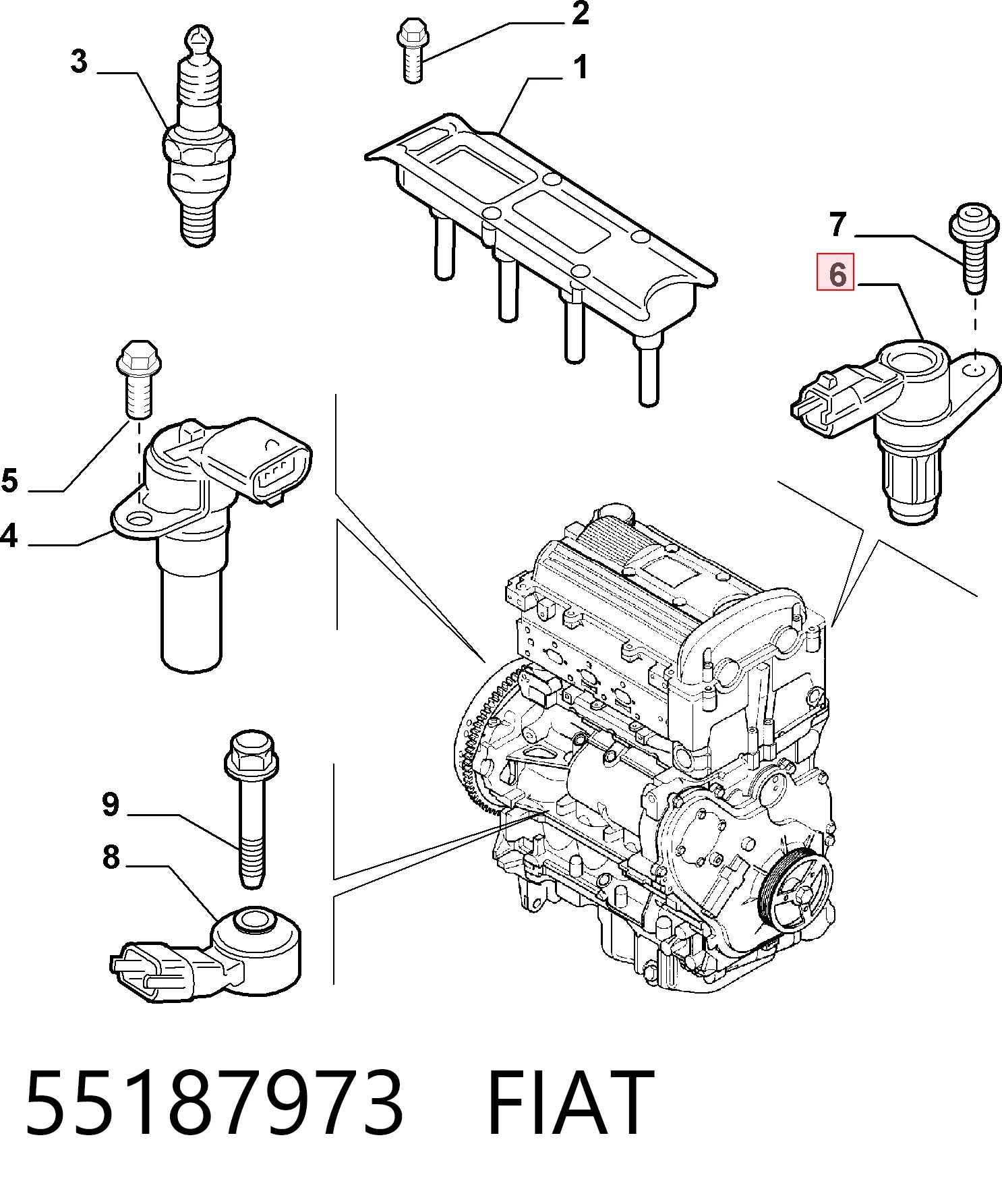 Fiat Ducato III Eksantrik sensörü