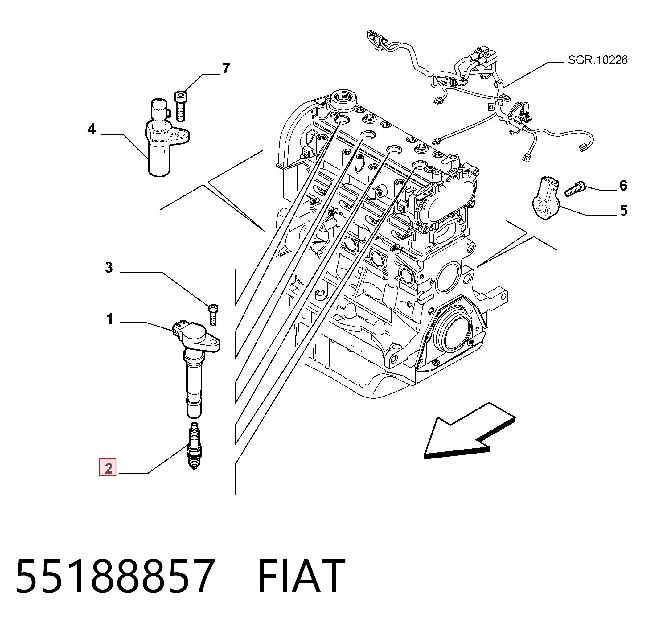 Fiat Punto GRAND Buji takımı Türkiye fiyatı