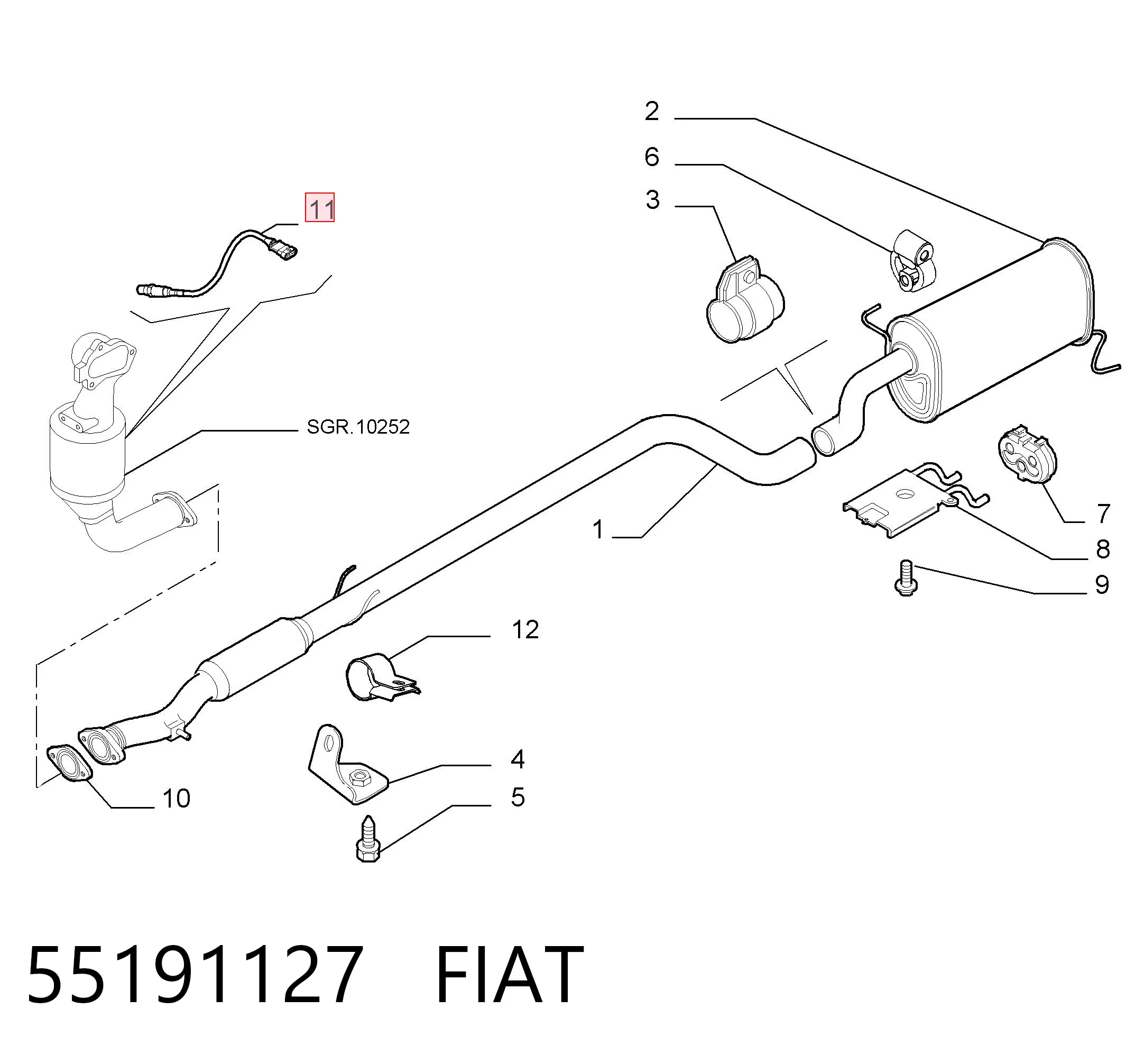 Fiat Fiorino  (2008 - 2026) Lambda sensörü, oksijen sensörü fiyatları