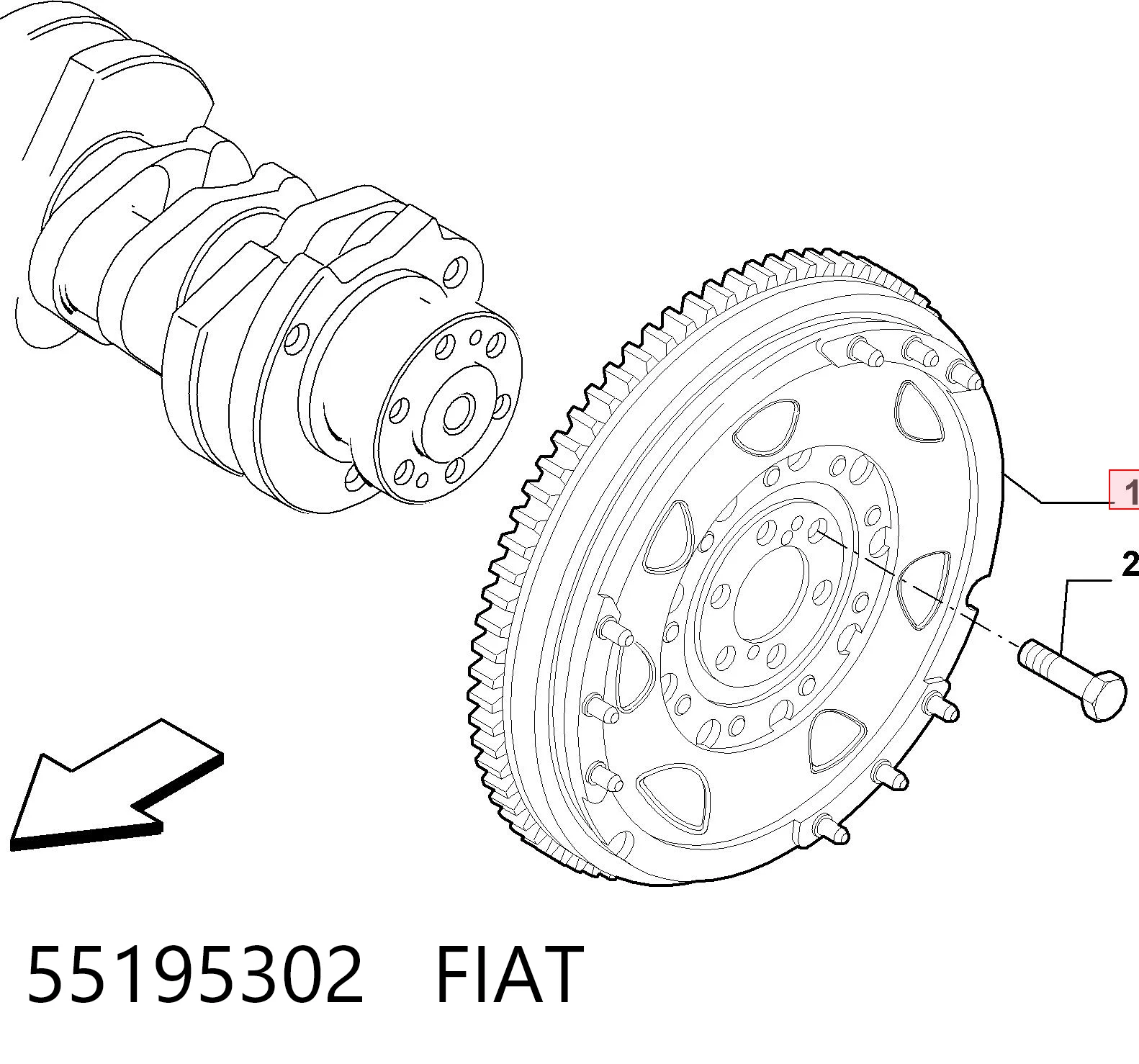 Albea sedan (172) (2002 - 2011) Motor volanı