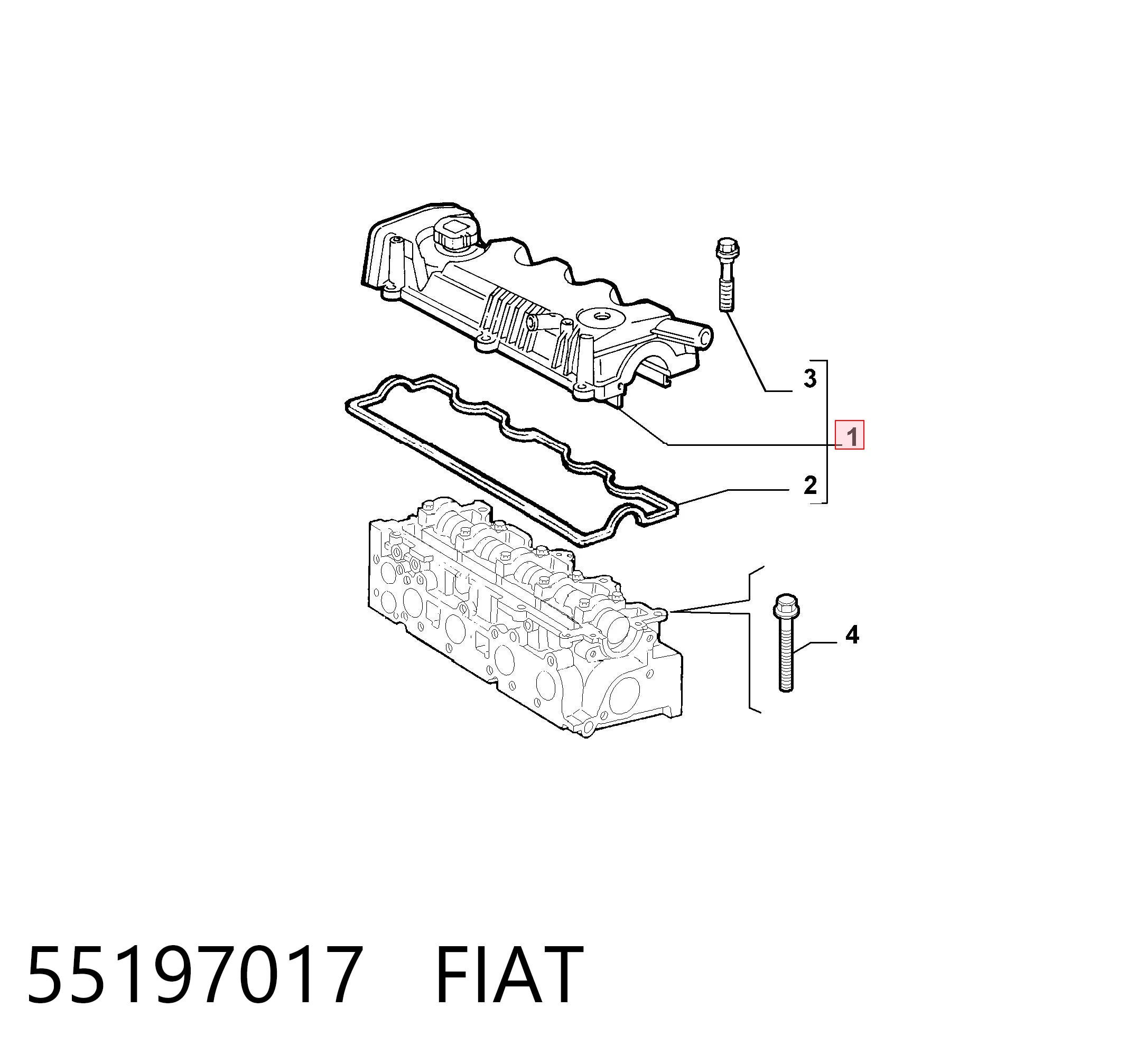 Fiat Marea  (1996 - 2007) Subap kapağı satın al