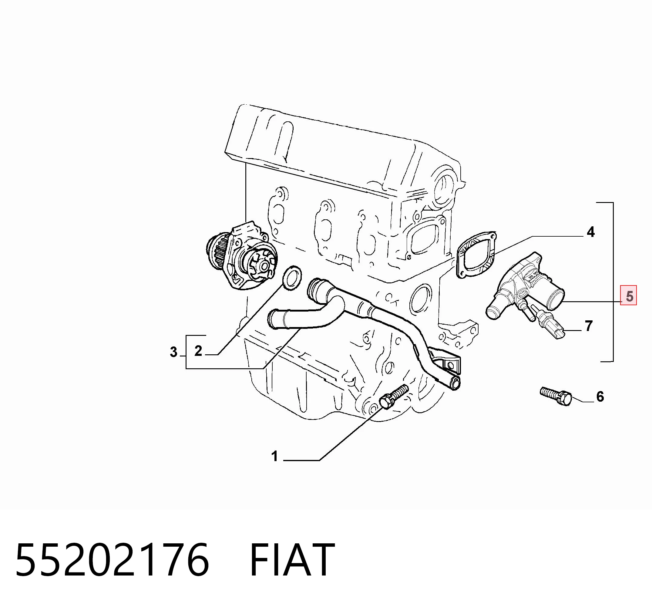 55202176 Fiat/Alfa/Lancia