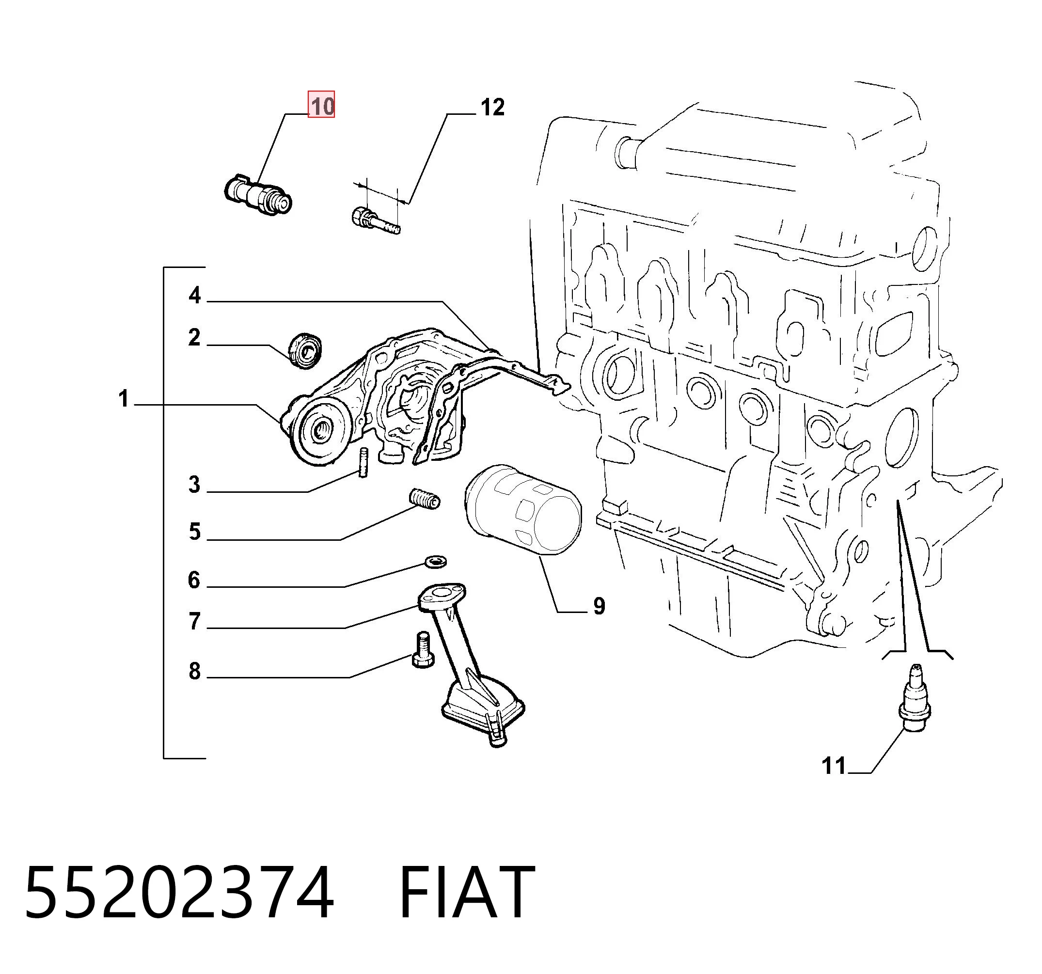 55202374 Fiat/Alfa/Lancia