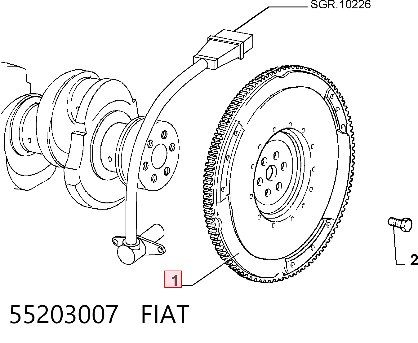 Doblo I van (223) (2001 - 2010) Volant