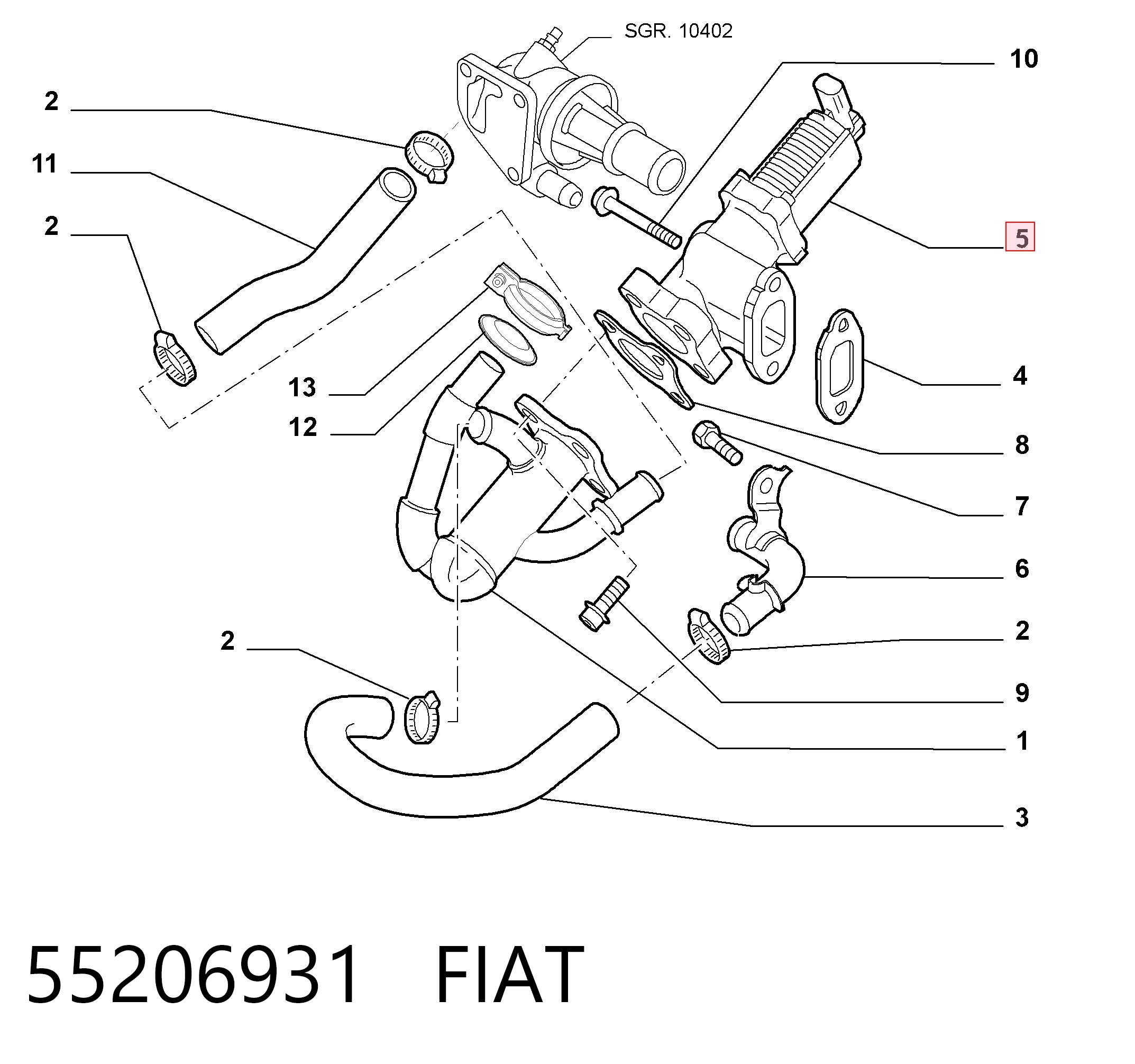 Fiat Palio  EGR vanası Türkiye fiyatı