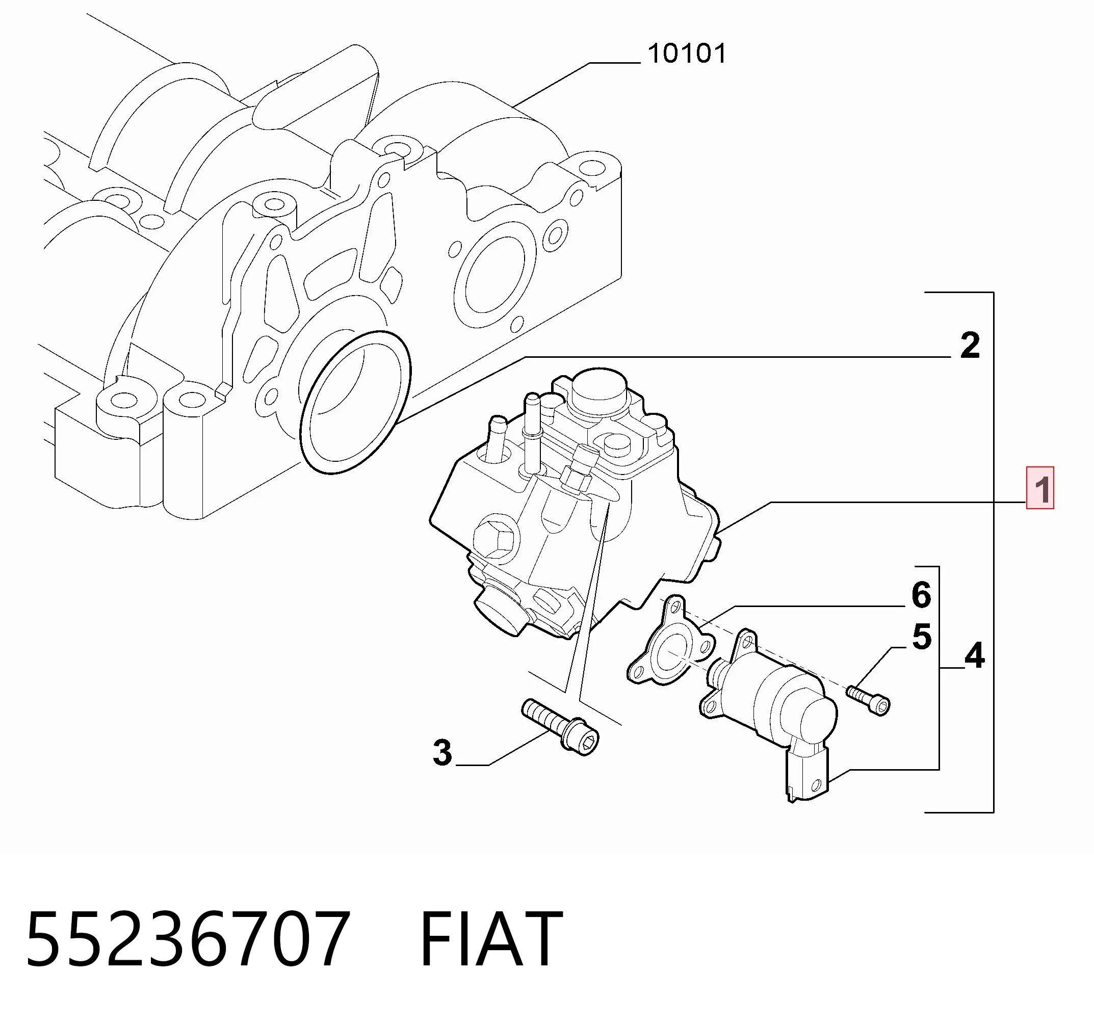 Fiat Fiorino  (2008 - 2026) Yüksek basınçlı yakıt pompası fiyatı