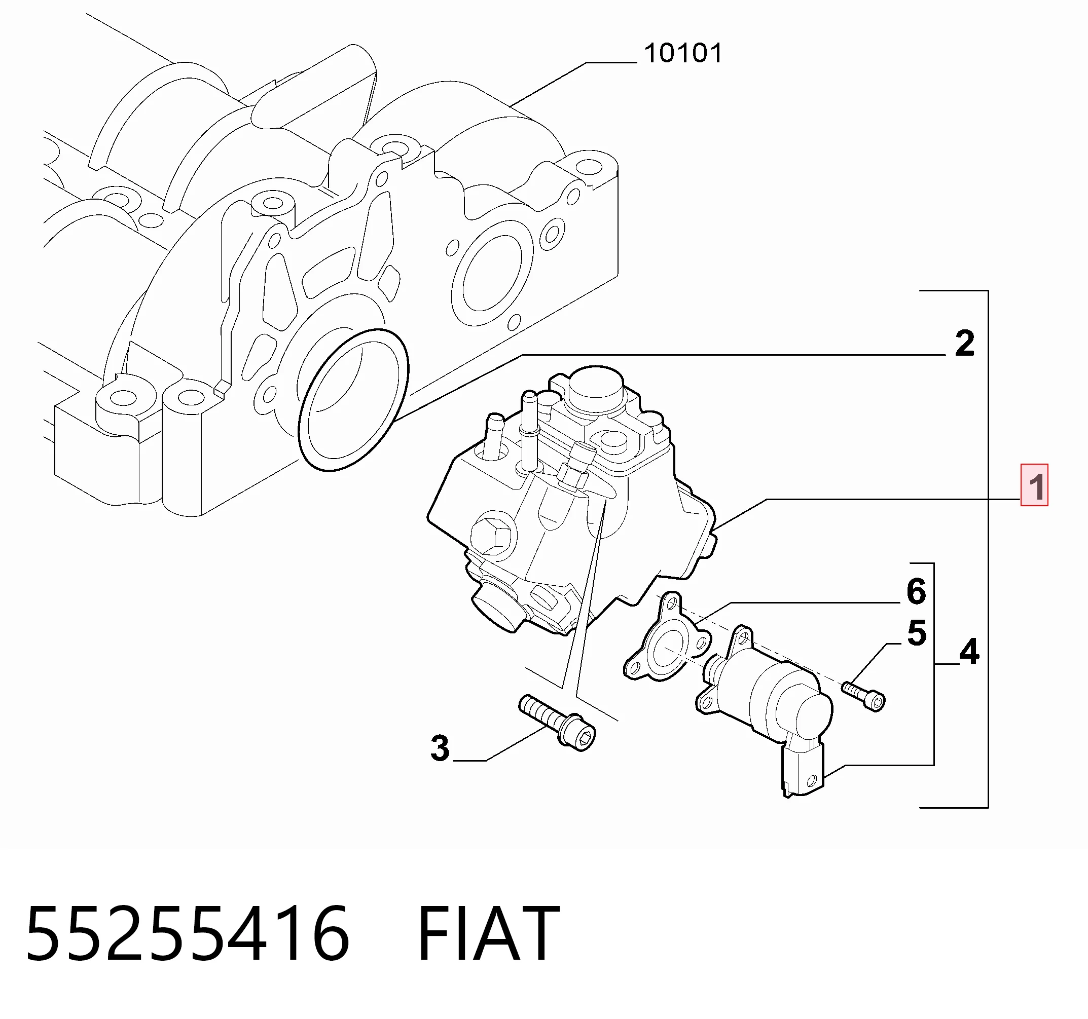 Fiorino  Mazot pompası