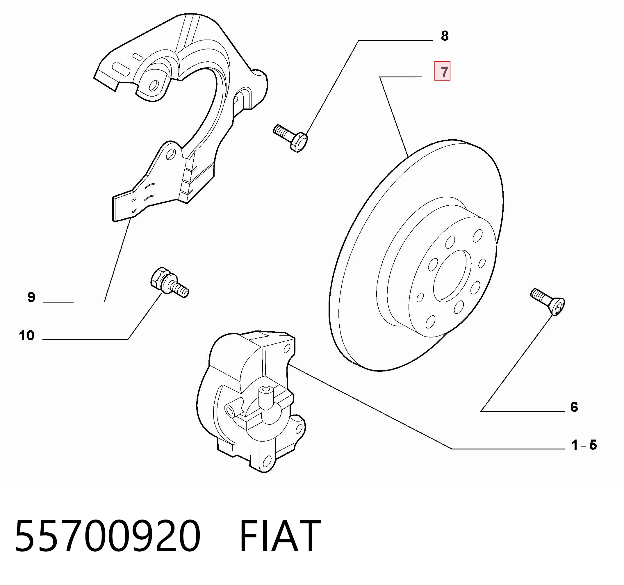 Corsa D minivan (S07) (2006 - 2015) Fren diski takimi