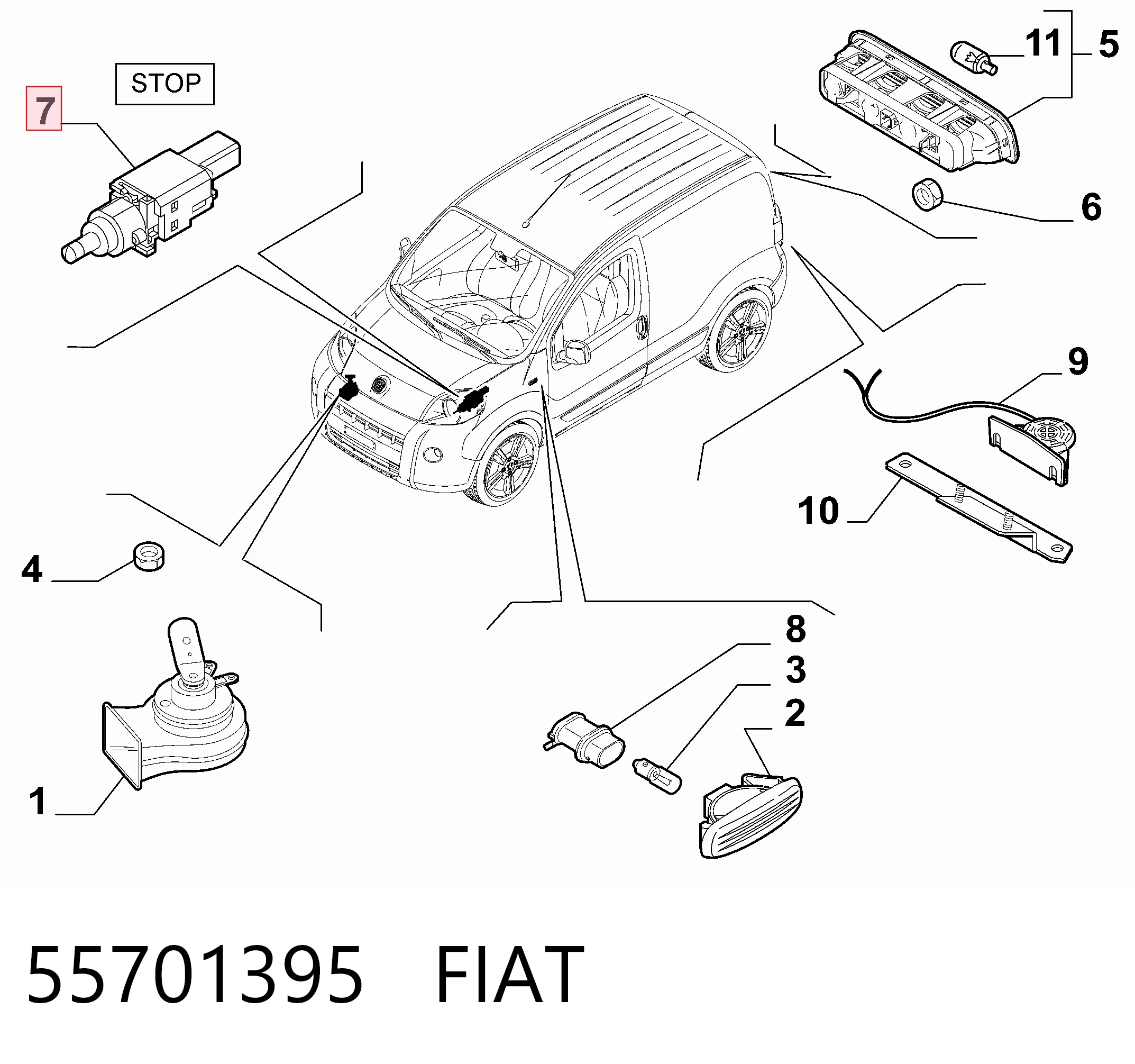 Opel Astra H Fren Pedal Müşürü Türkiye fiyatı