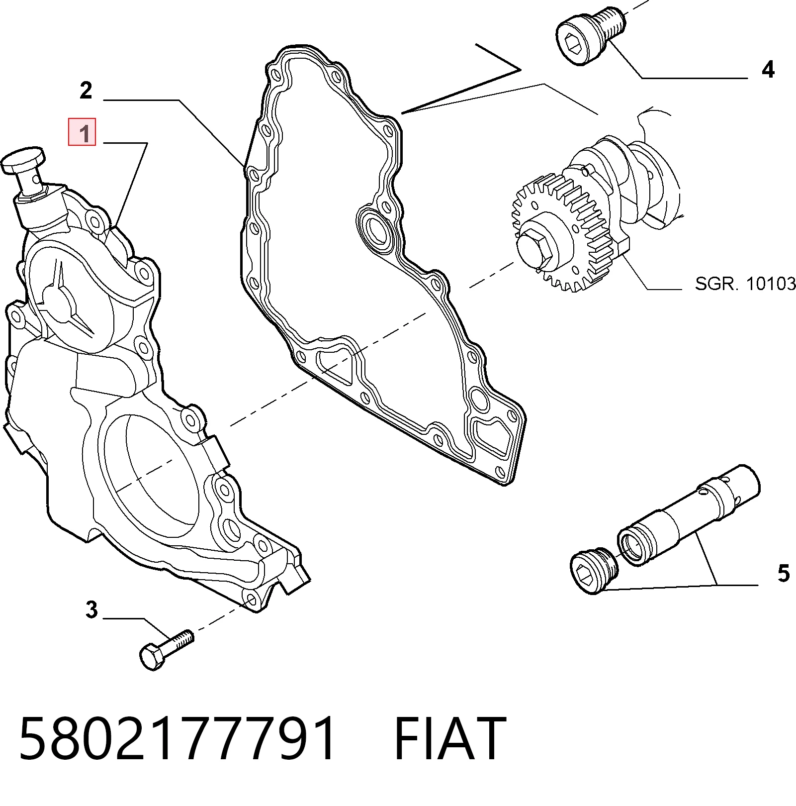 Ducato III Yağ pompası