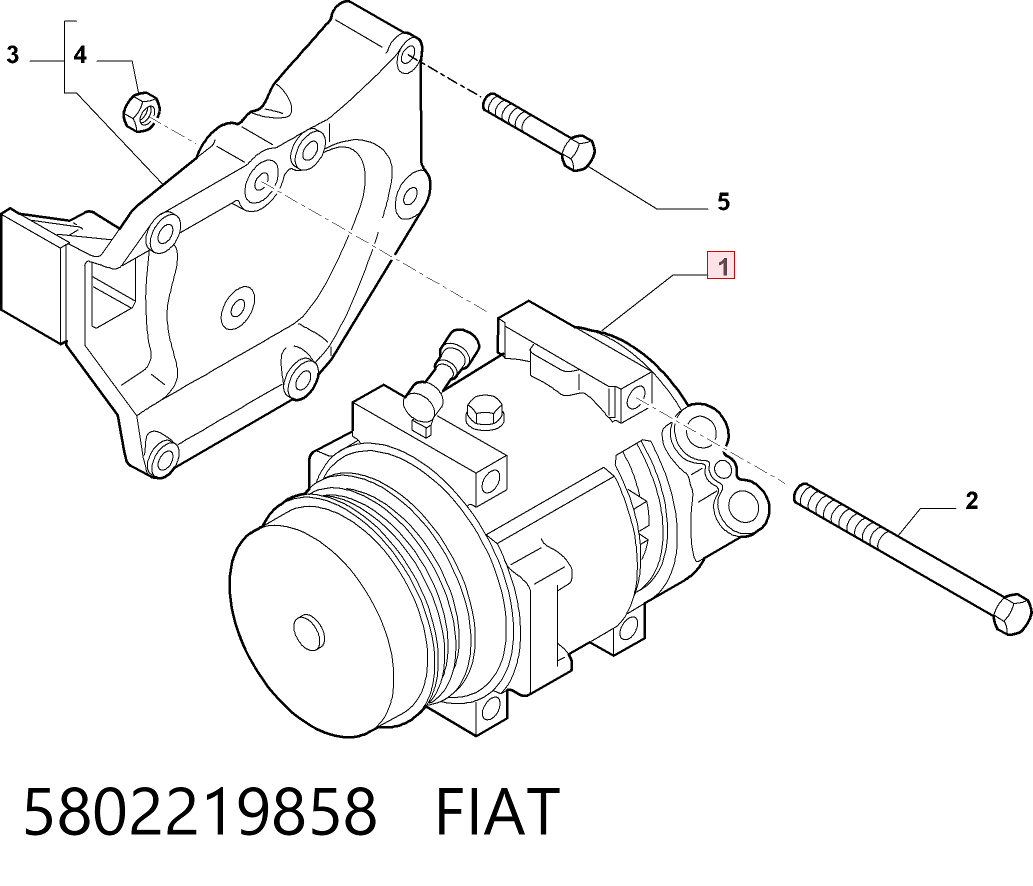 Fiat Ducato III Klima kompresörü