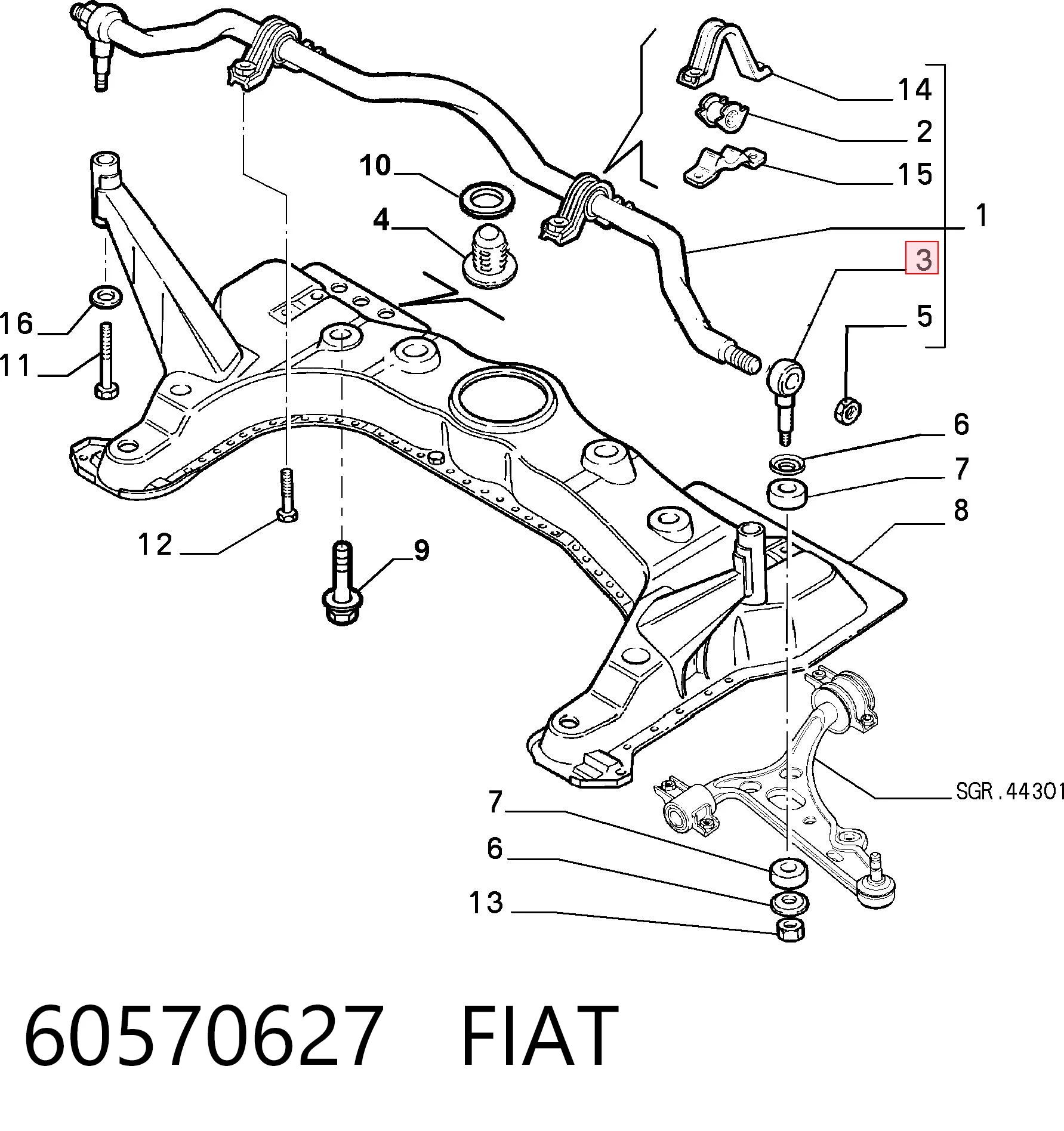 Fiat Tipo  Ön Z rot