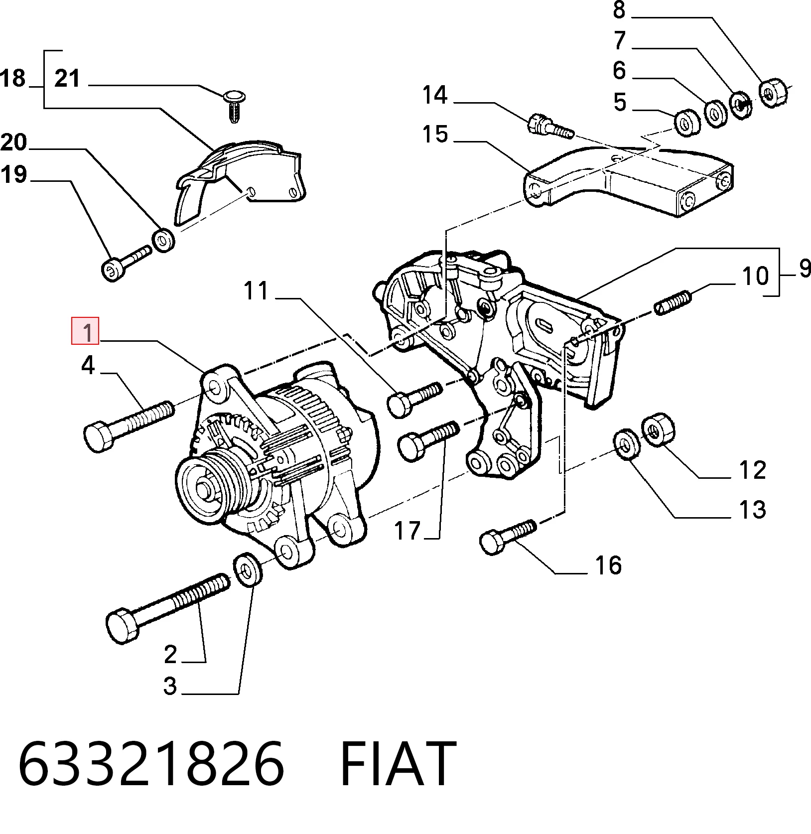 Fiat Marea  Alternatör Türkiye fiyatı