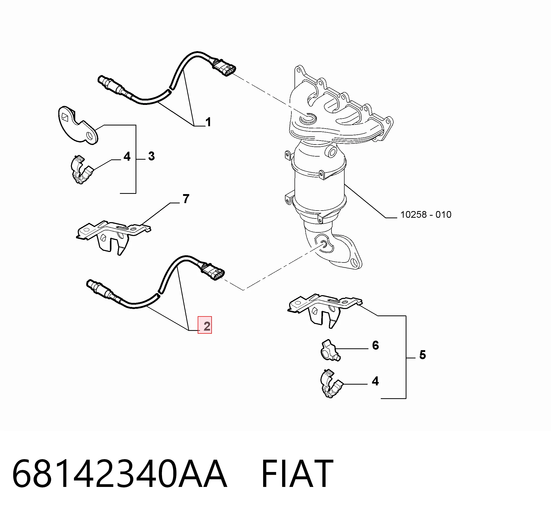 Fiat Punto GRAND Lambda sensörü
