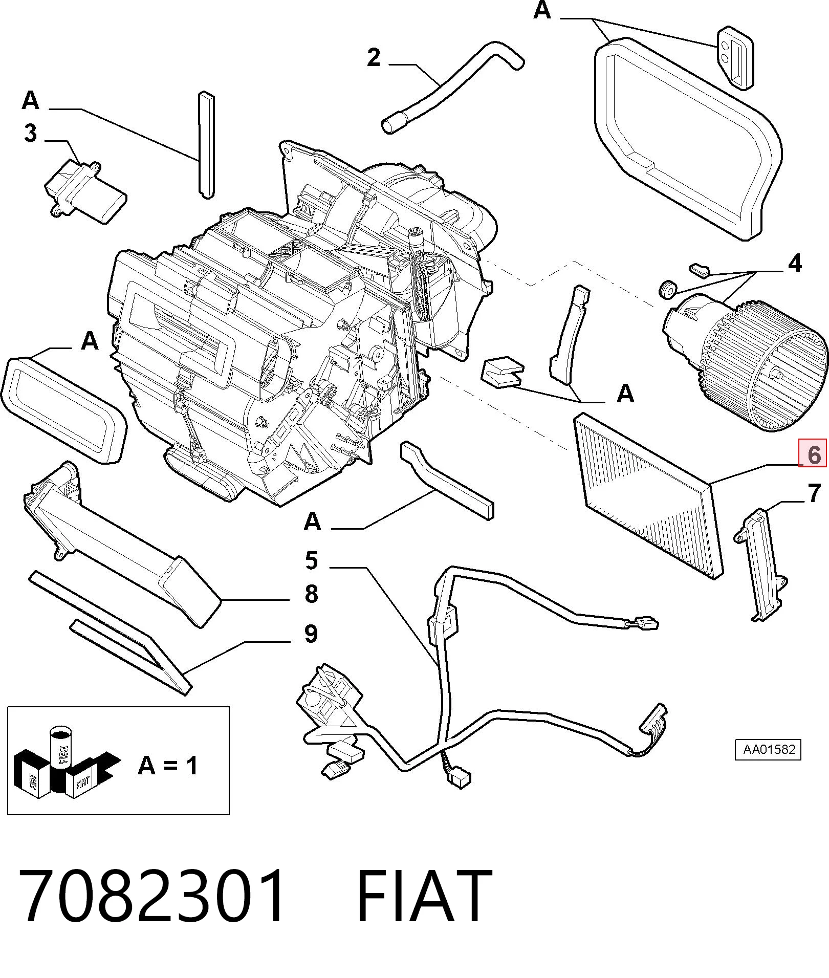 Fiat Albea  Polen filtresi