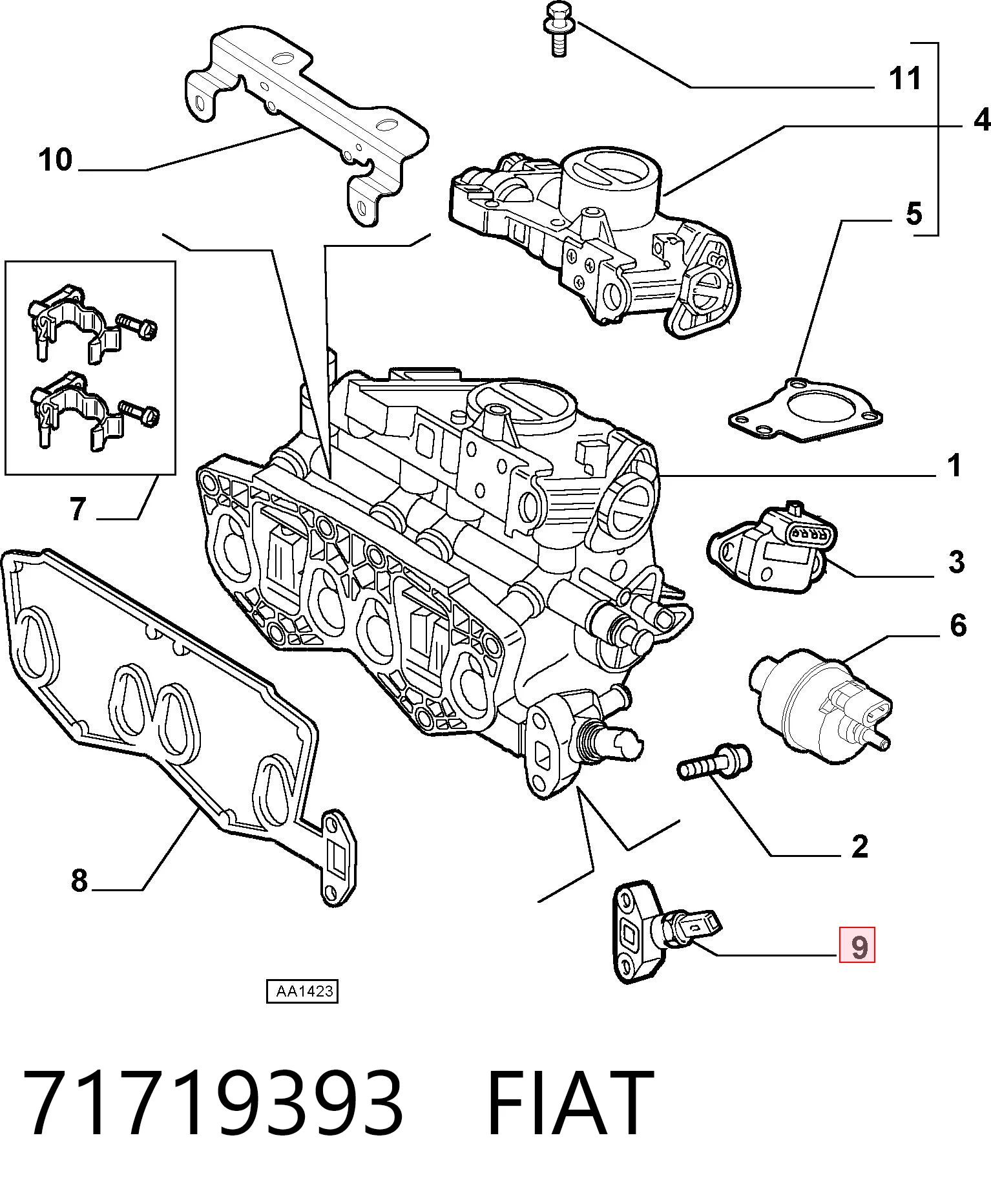 71719393 Fiat/Alfa/Lancia