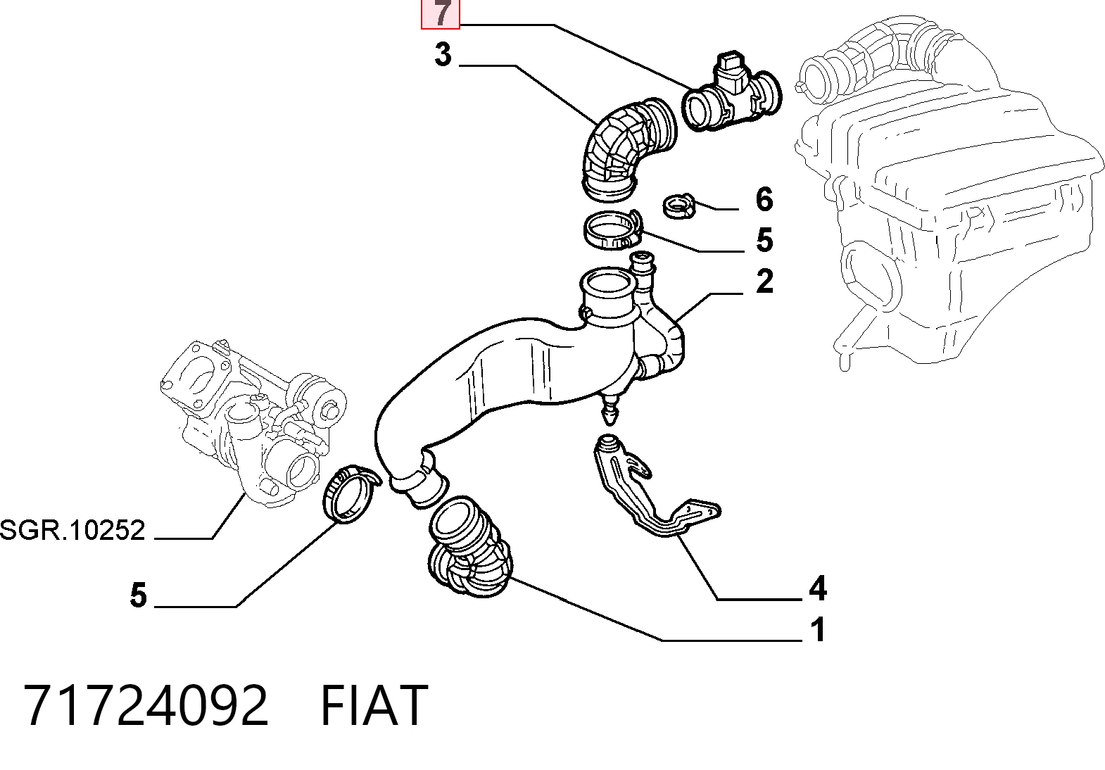 71724092 Fiat/Alfa/Lancia