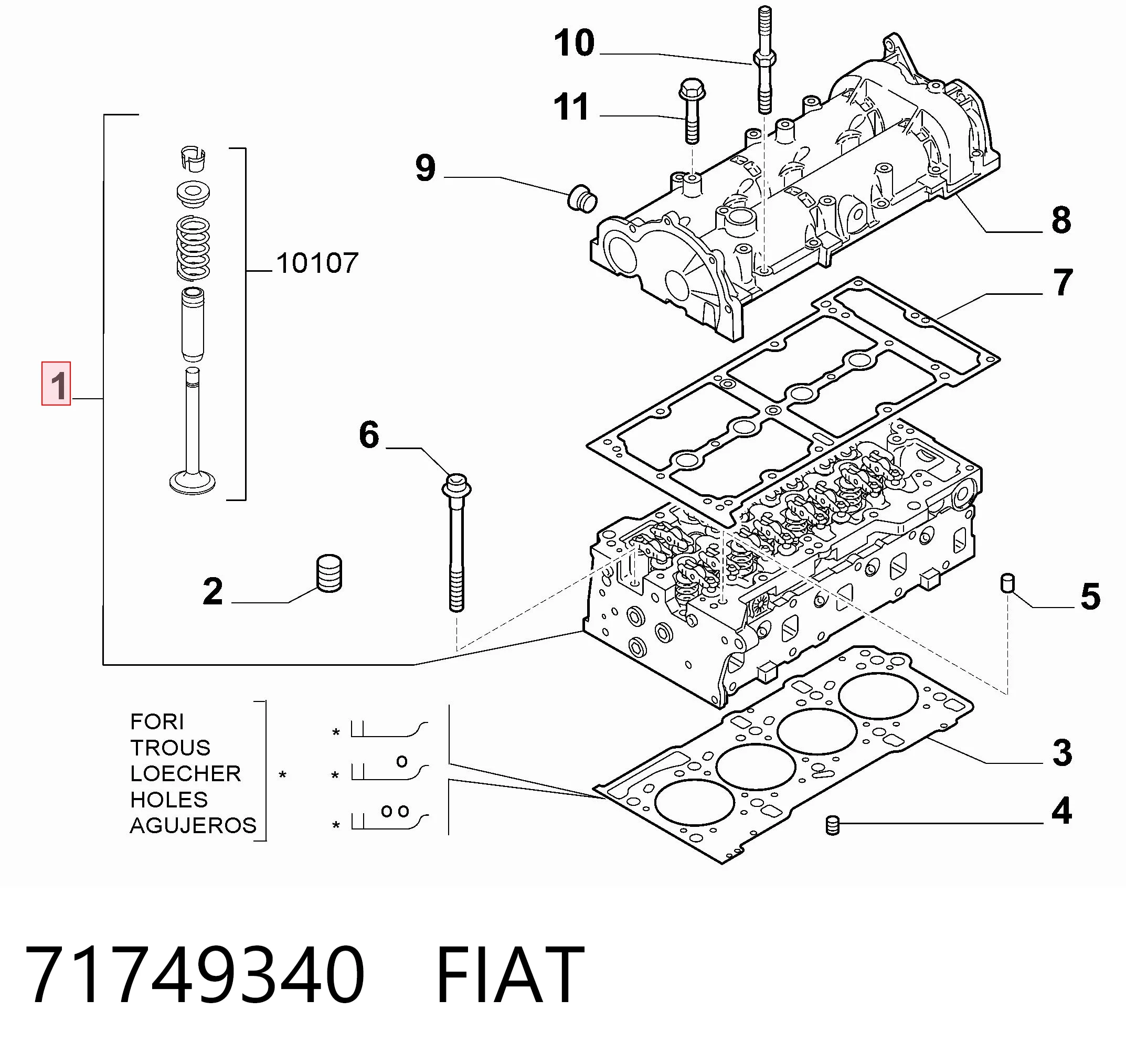 Opel Corsa Silindir kapağı