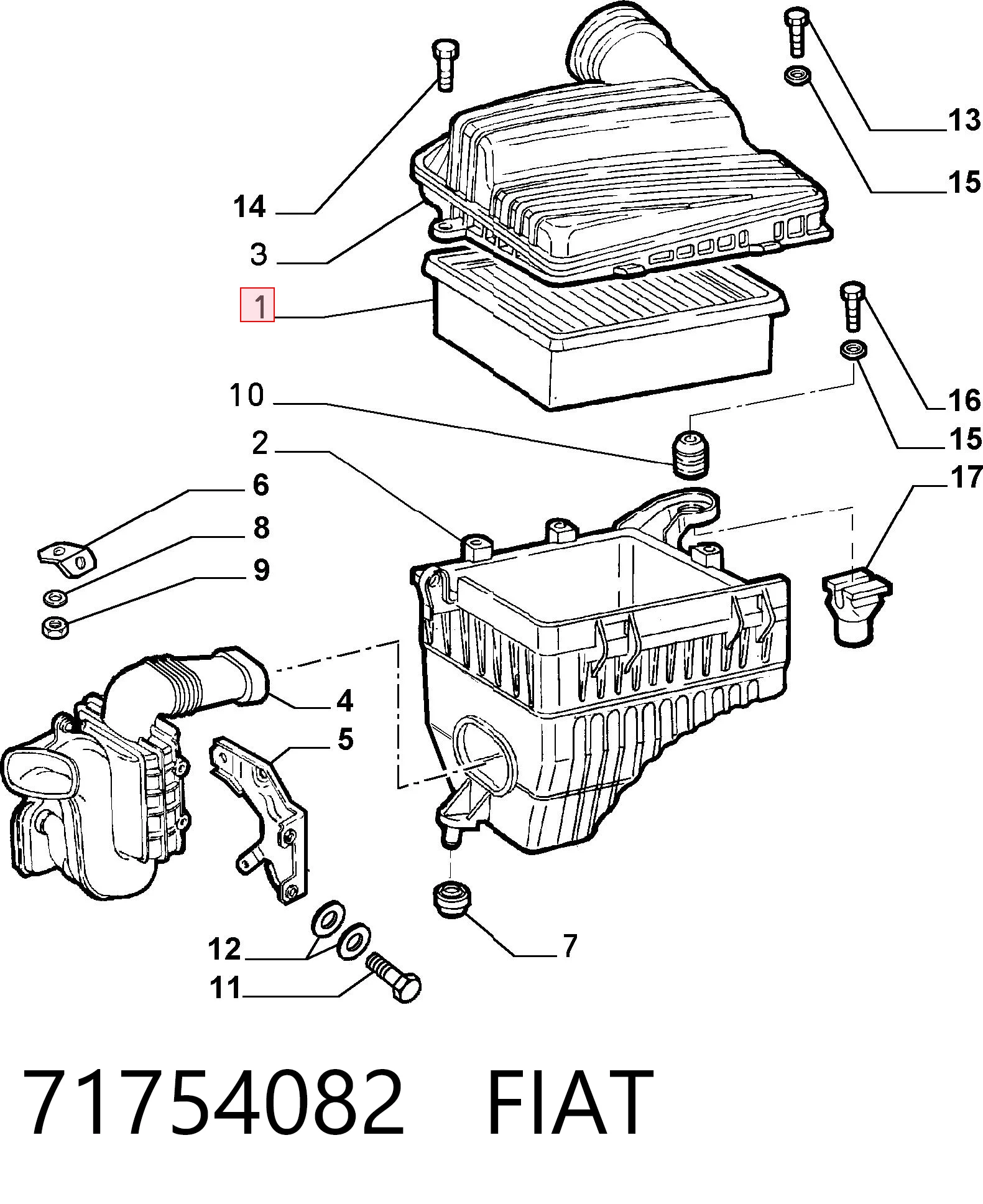 Fiat Marea  Hava filtresi Türkiye fiyatı