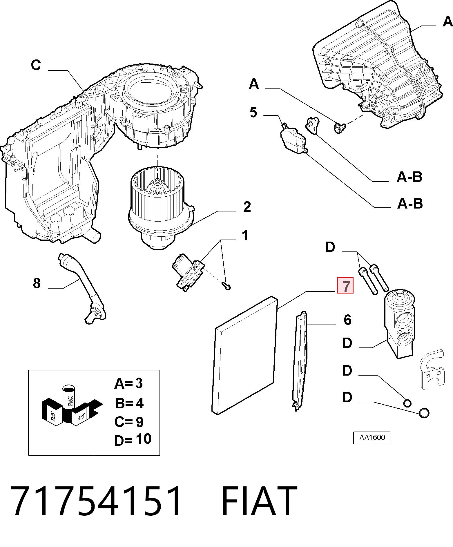 Fiat Punto  Polen filtresi