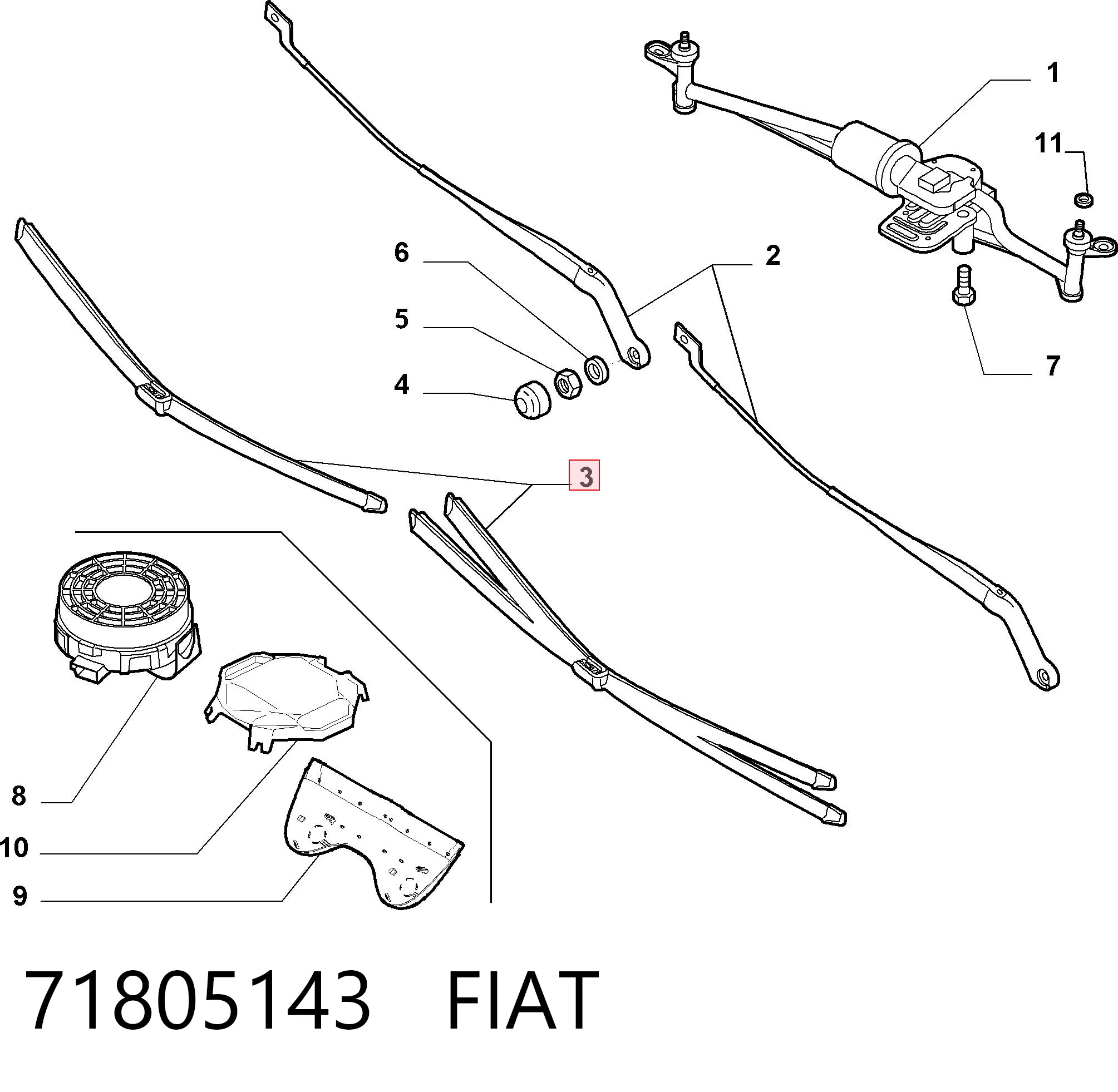 Fiat Ducato III Silecek Takım