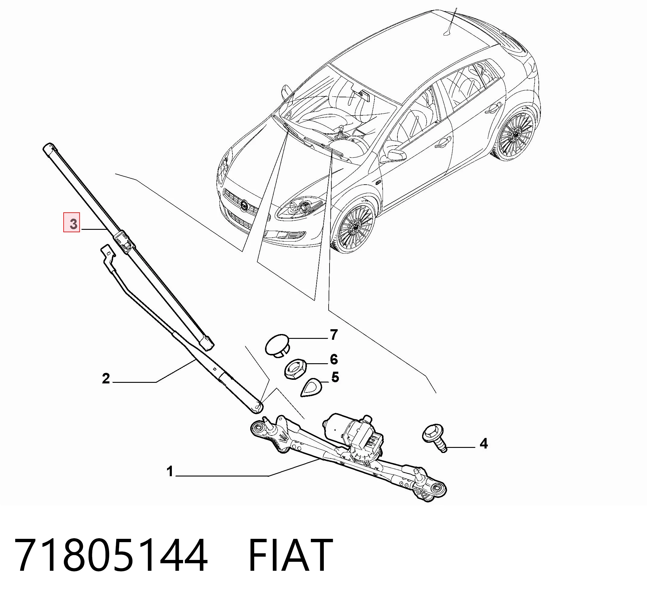 Volkswagen Caddy III Silecek Süpürgesi