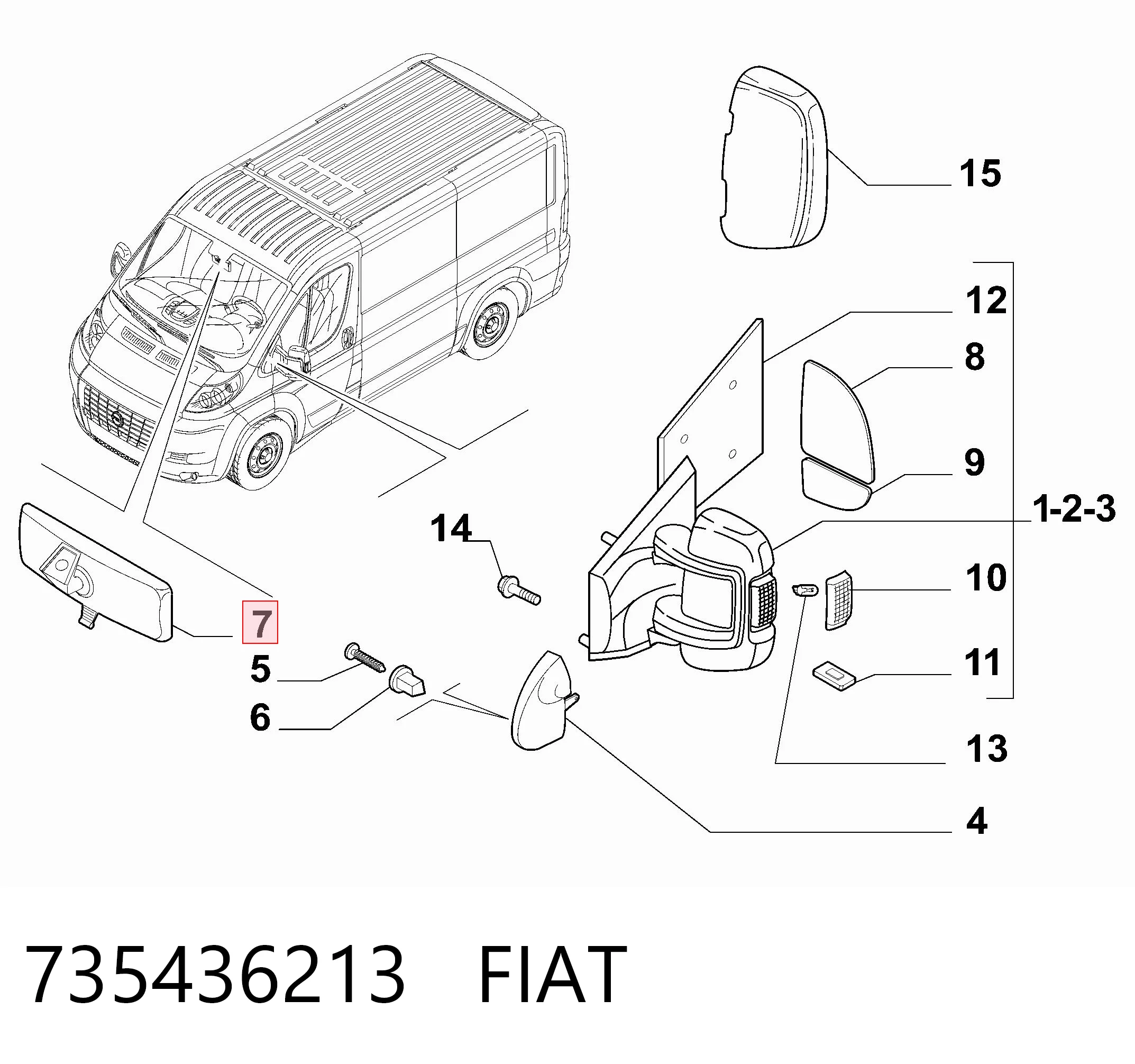 Ducato III Dikiz aynası