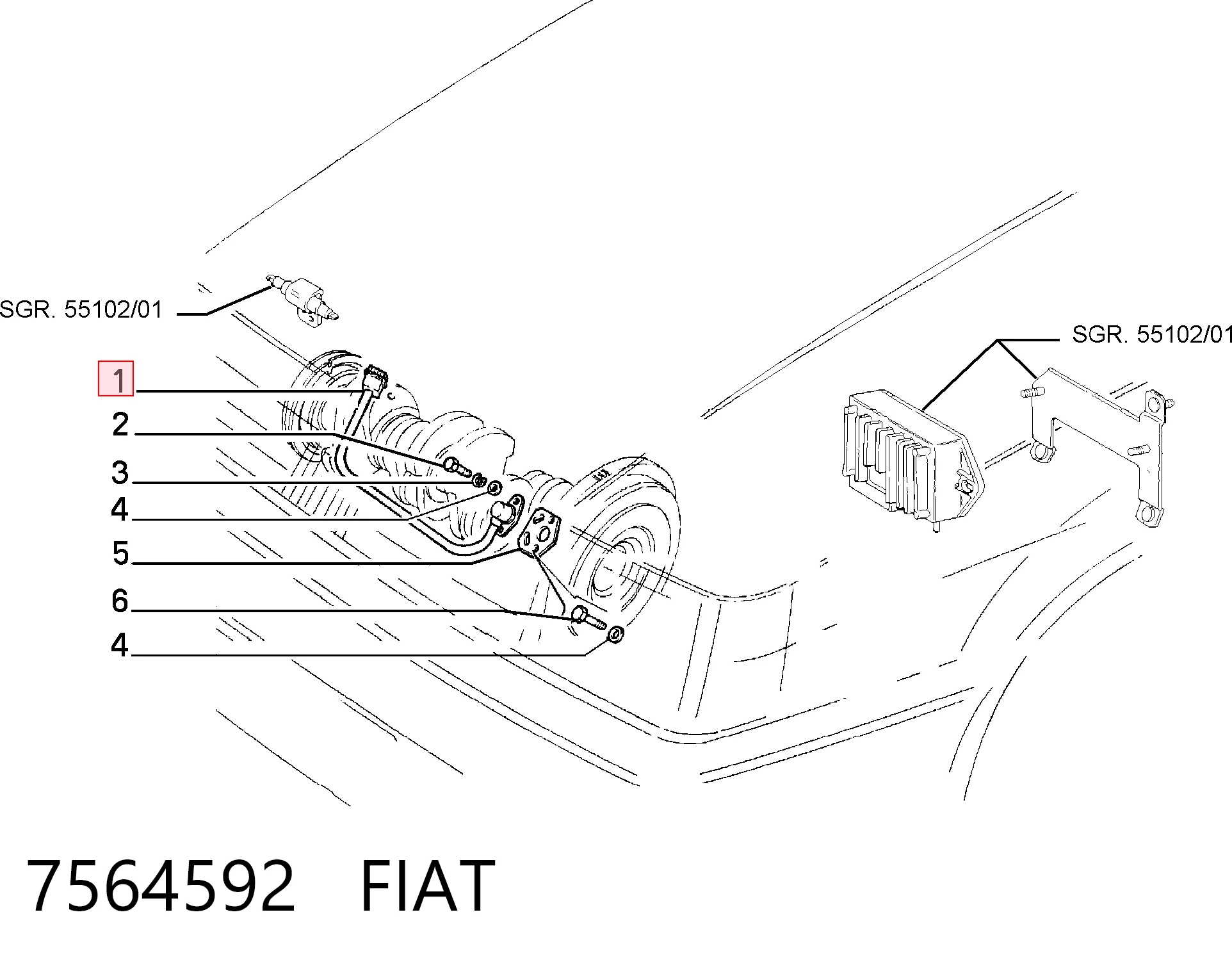 7564592 Fiat/Alfa/Lancia