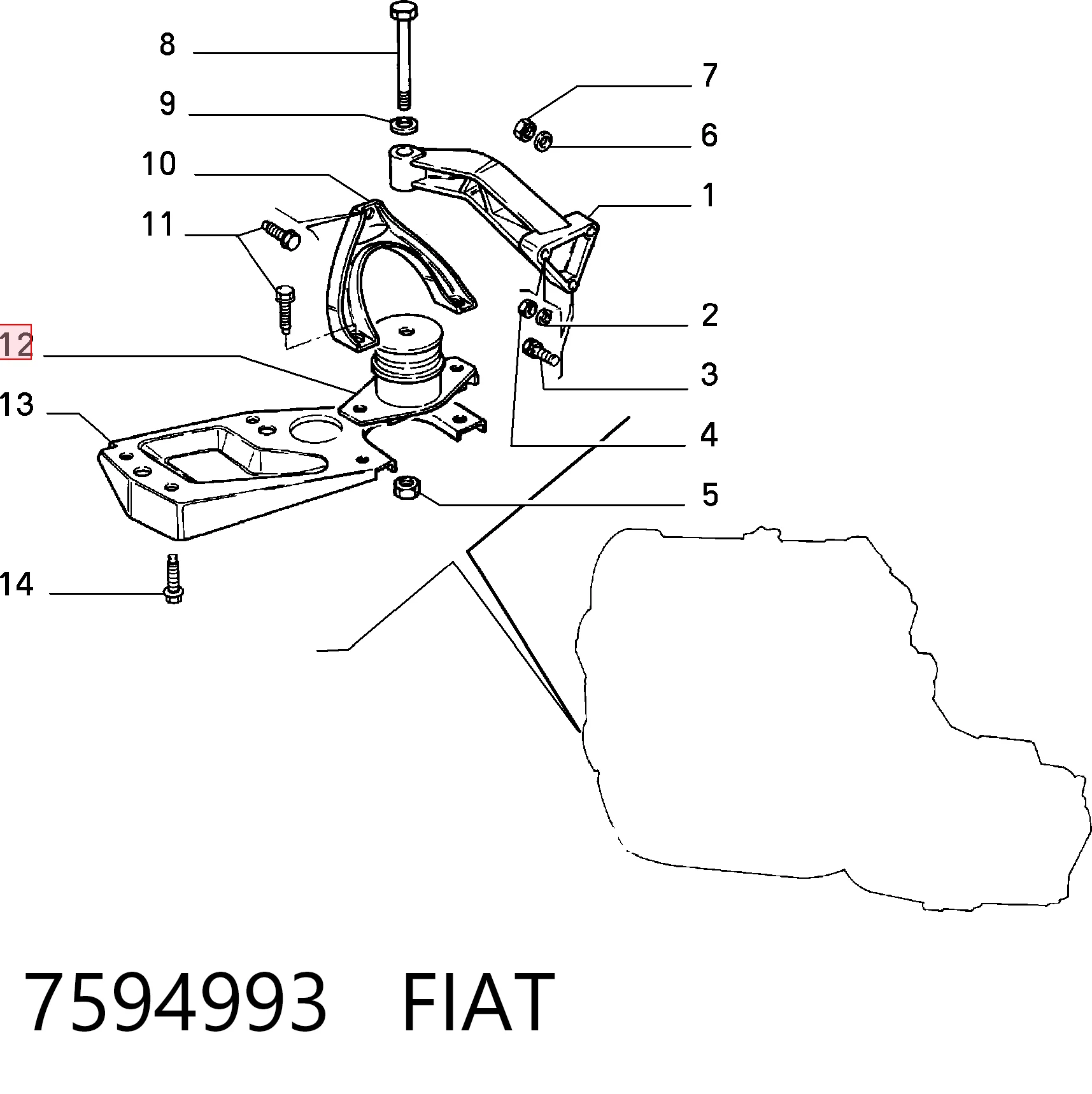 Fiat Tipo Ön motor kulağı Türkiye fiyatı
