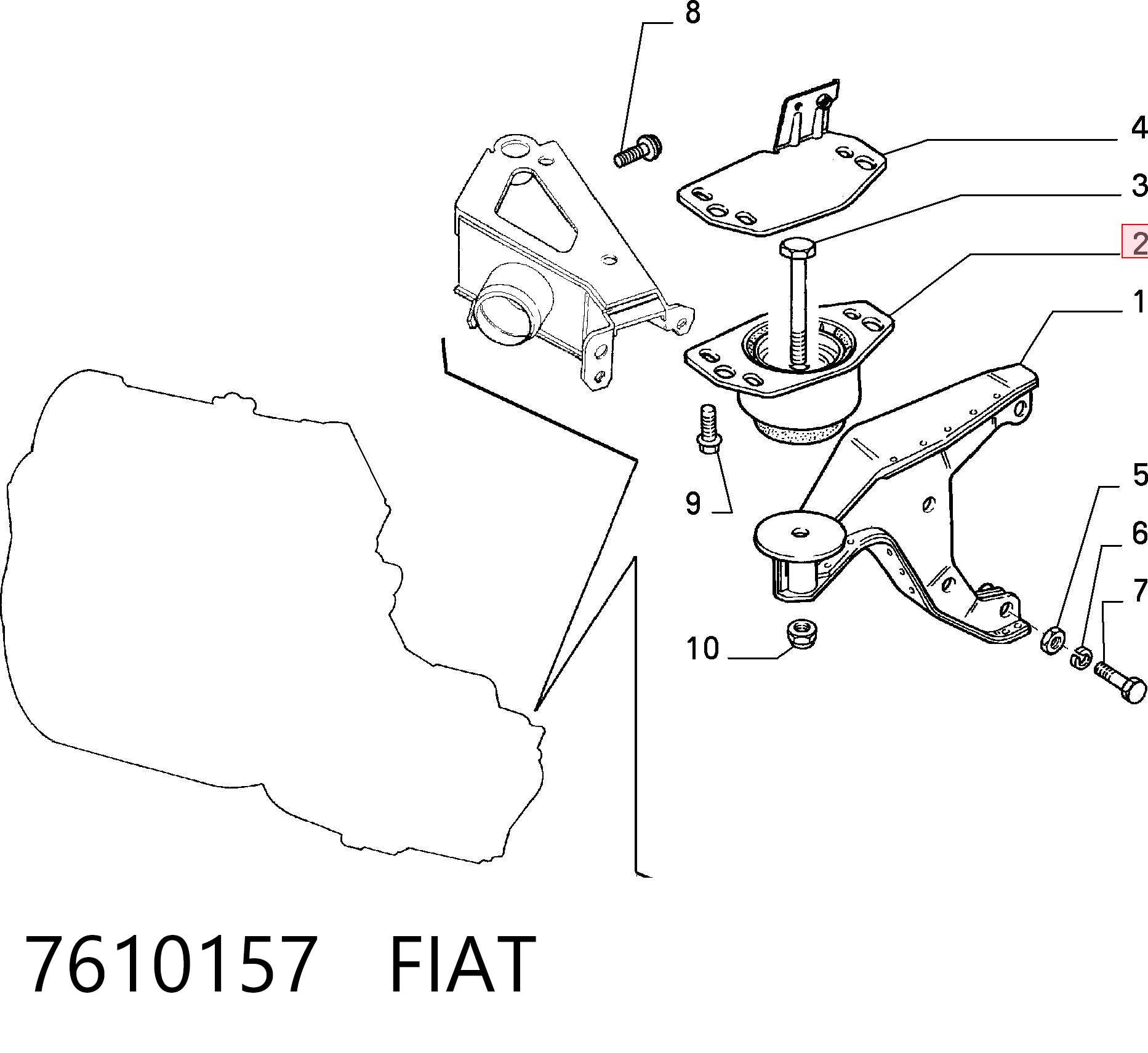 Fiat Tempra  Şanzıman kulağı