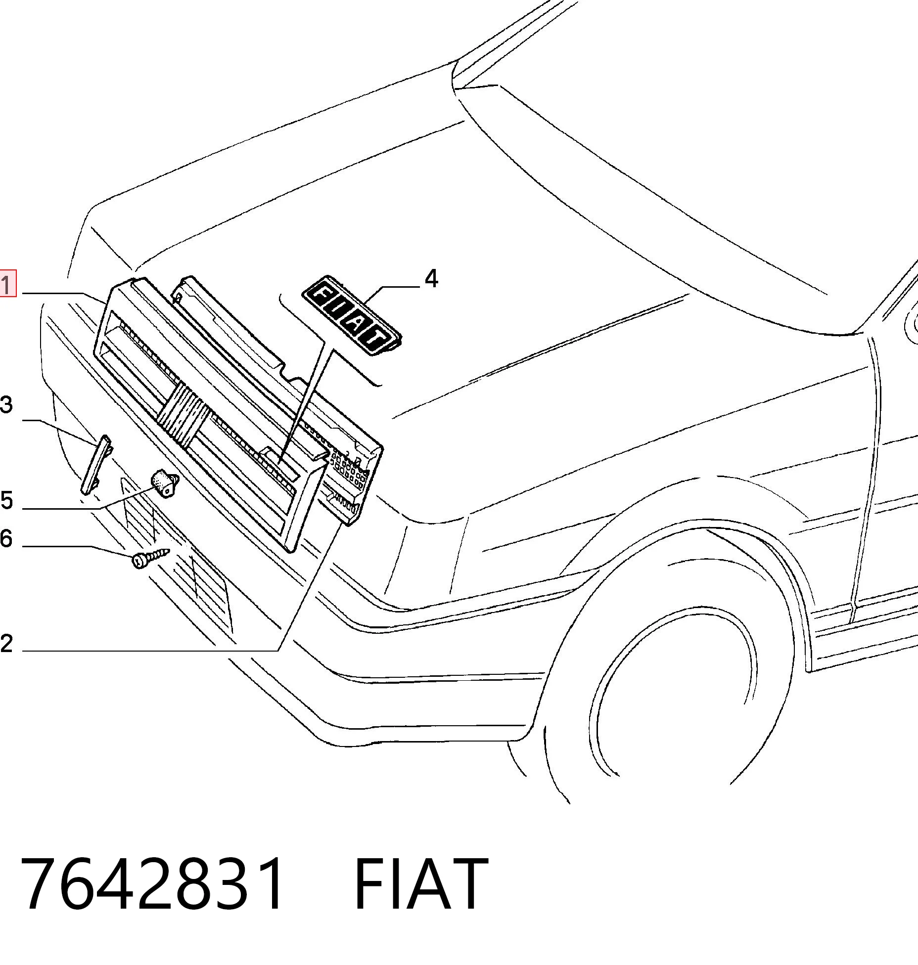 Fiat Tipo  Radyatör ızgarası Türkiye fiyatı